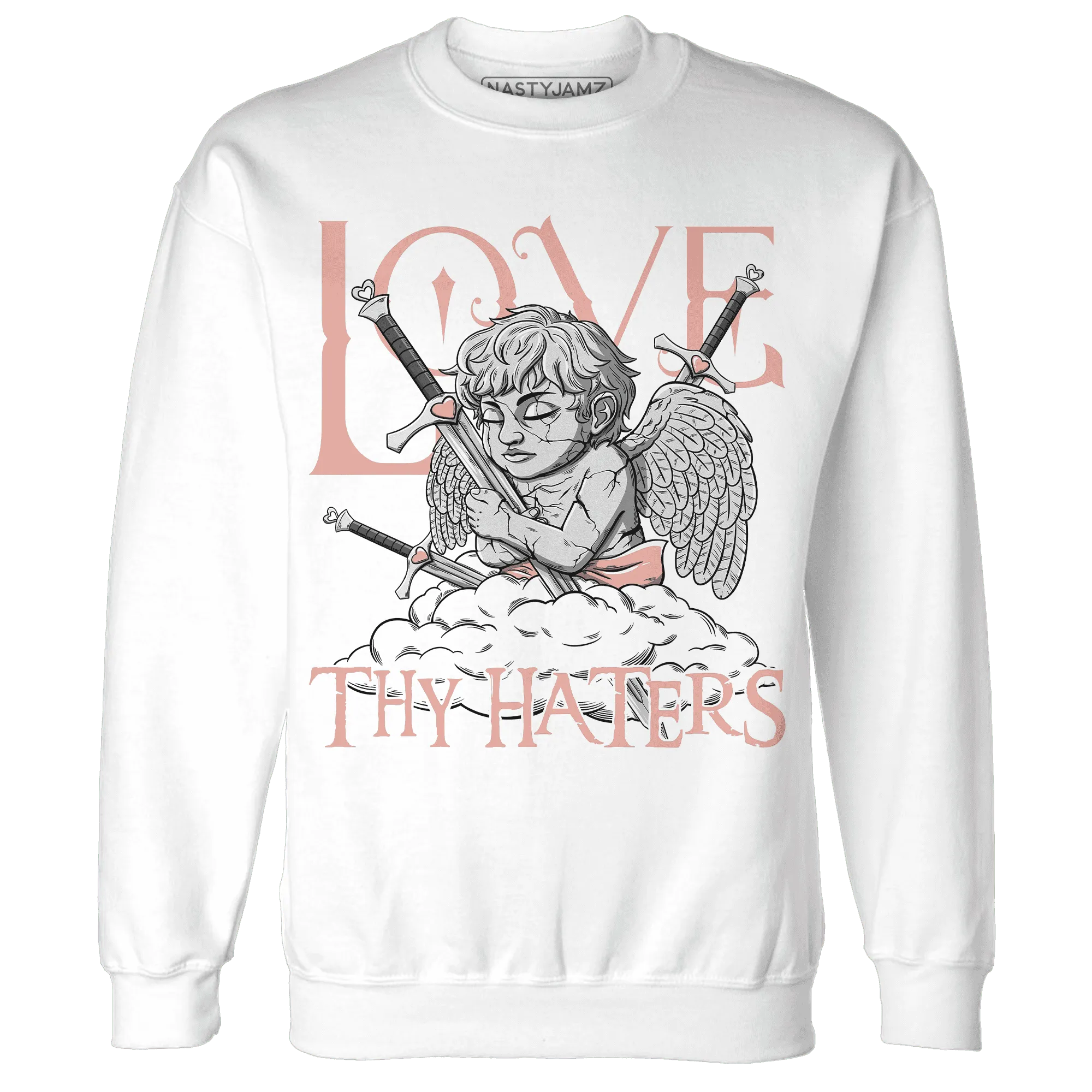 Dunk-Low-Glacier-Blue-Arctic-Orange-NastyJamz-Sweatshirt-Match-Love-Thy-Haters-Angel