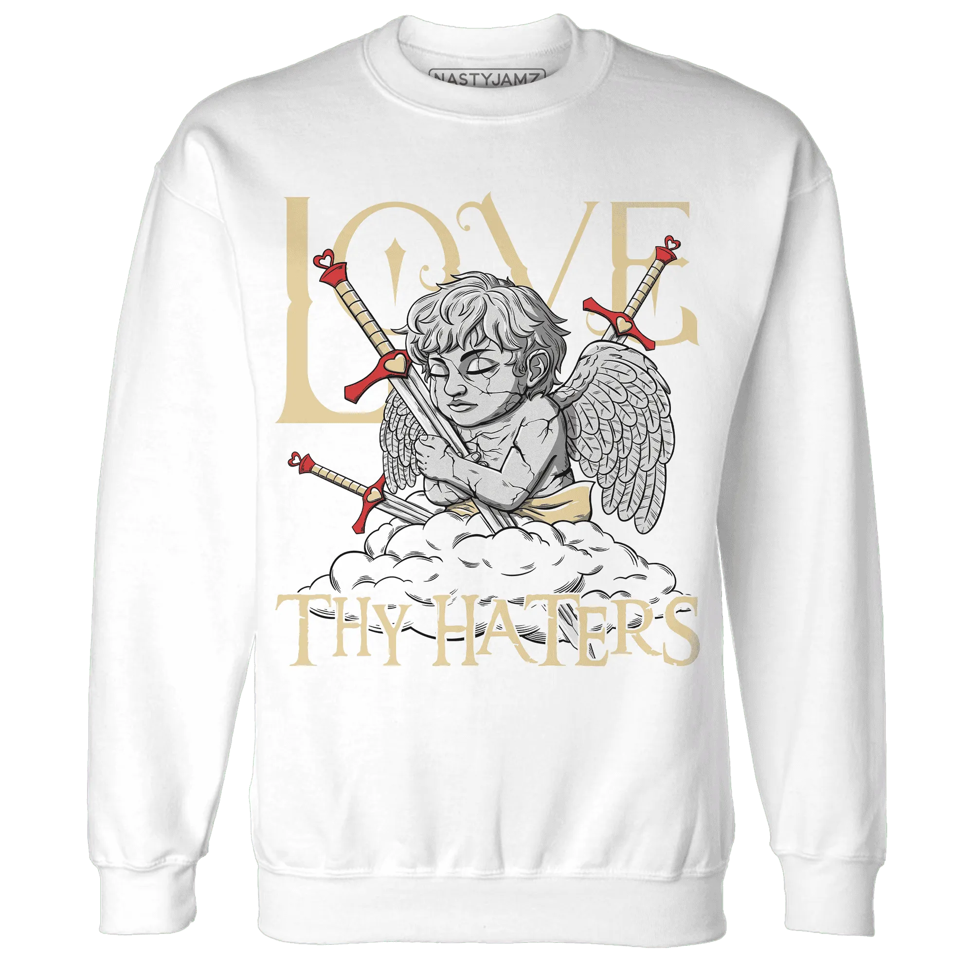 Dunk-Strawberry-Waffle-NastyJamz-Sweatshirt-Match-Love-Thy-Haters-Angel