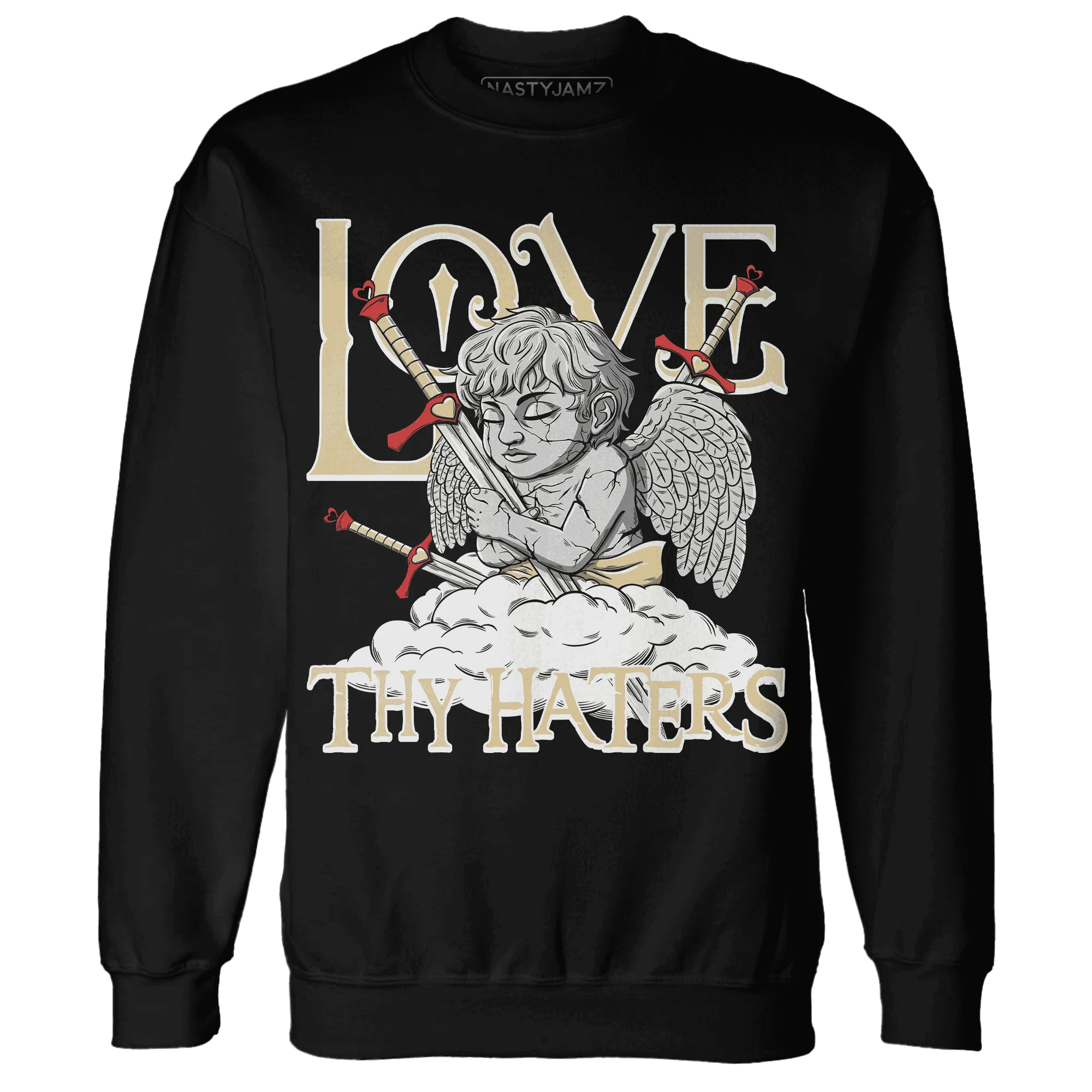 Dunk-Strawberry-Waffle-NastyJamz-Sweatshirt-Match-Love-Thy-Haters-Angel