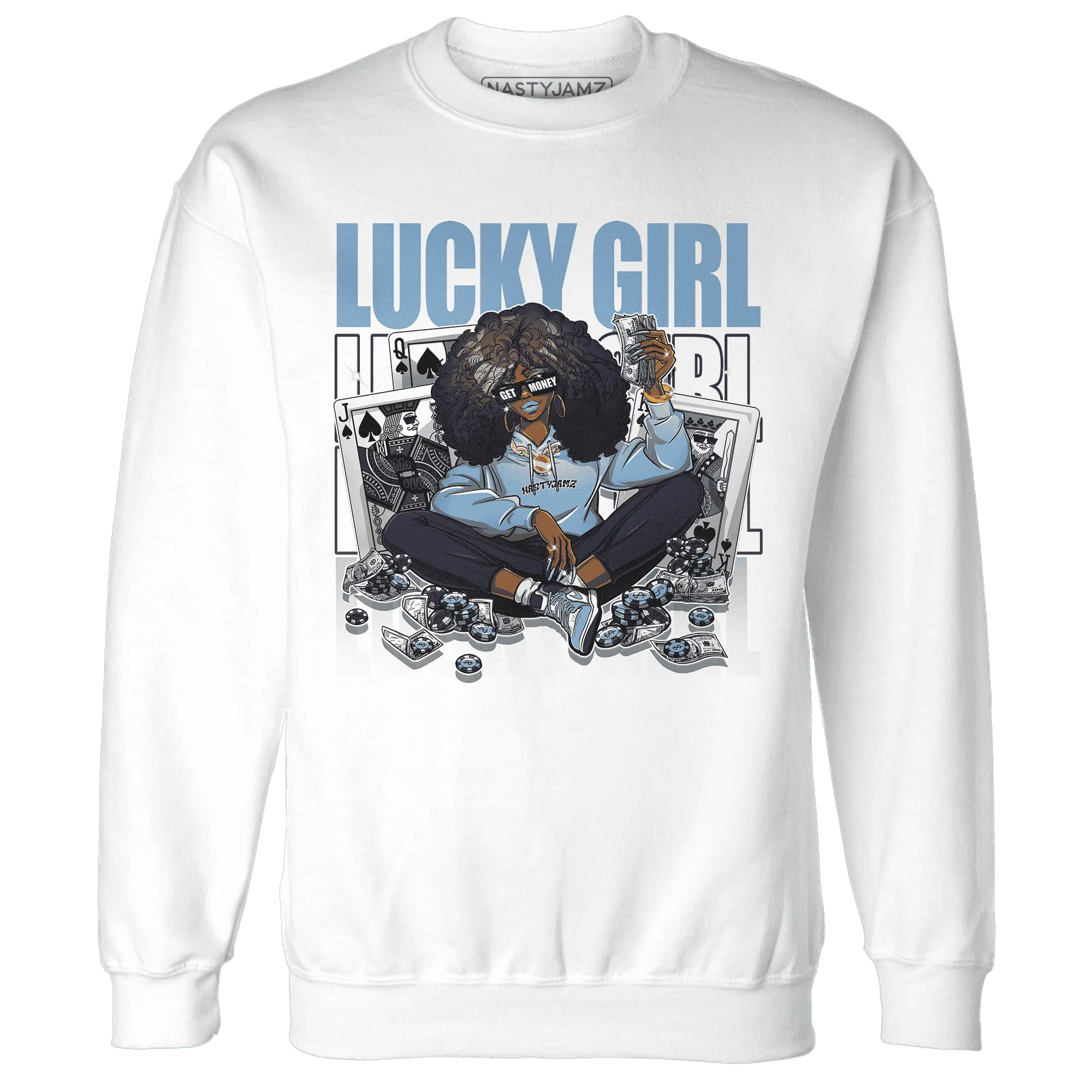 NastyJamz-First-In-Flight-1s-Sweatshirt-Match-Lucky-Girl