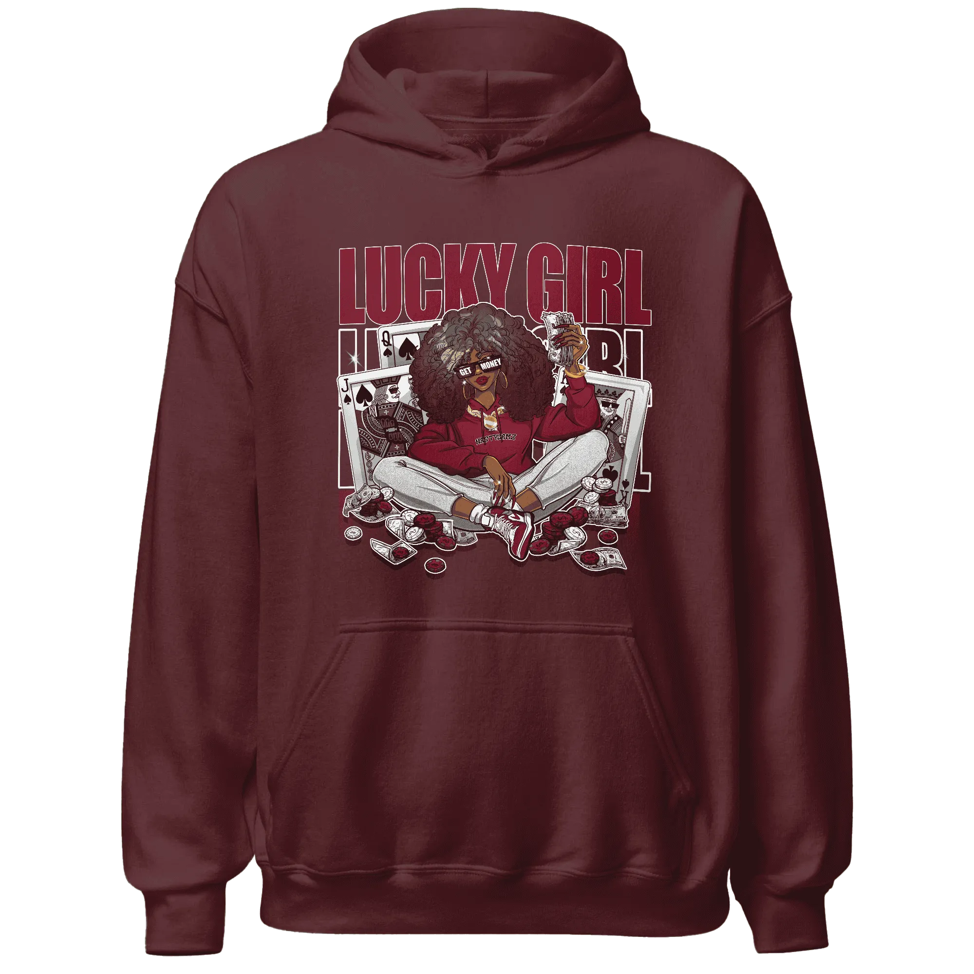 NastyJamz-High-White-Team-Red-1s-Hoodie-Match-Lucky-Girl