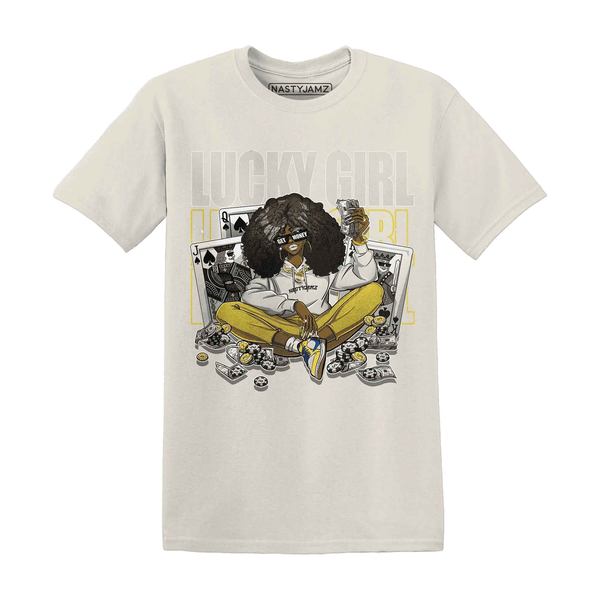 NastyJamz-Low-OG-Canary-TVSC-1s-T-Shirt-Match-Lucky-Girl