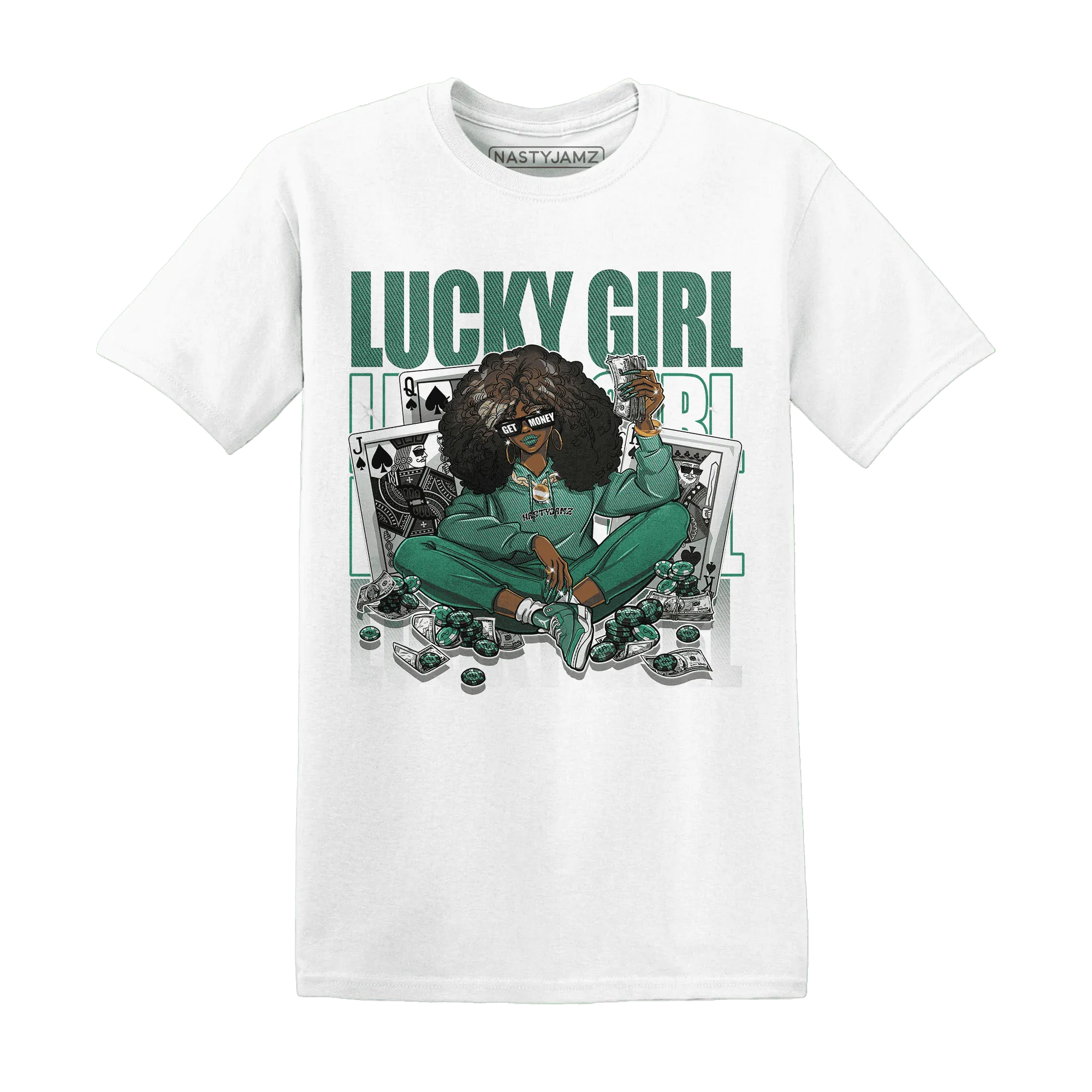 NastyJamz-Nina-CN-Abney-3s-T-Shirt-Match-Lucky-Girl