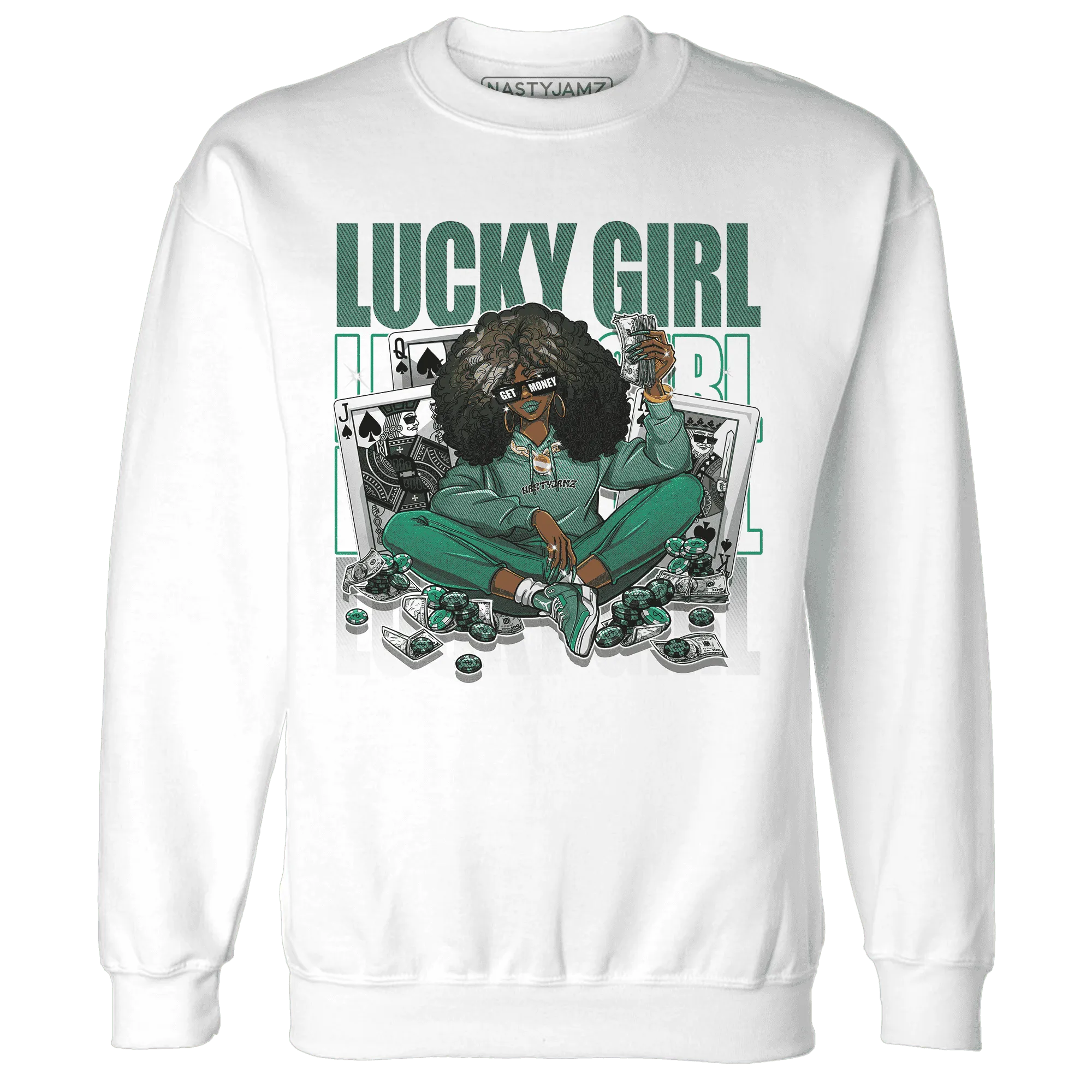 NastyJamz-Nina-CN-Abney-3s-Sweatshirt-Match-Lucky-Girl