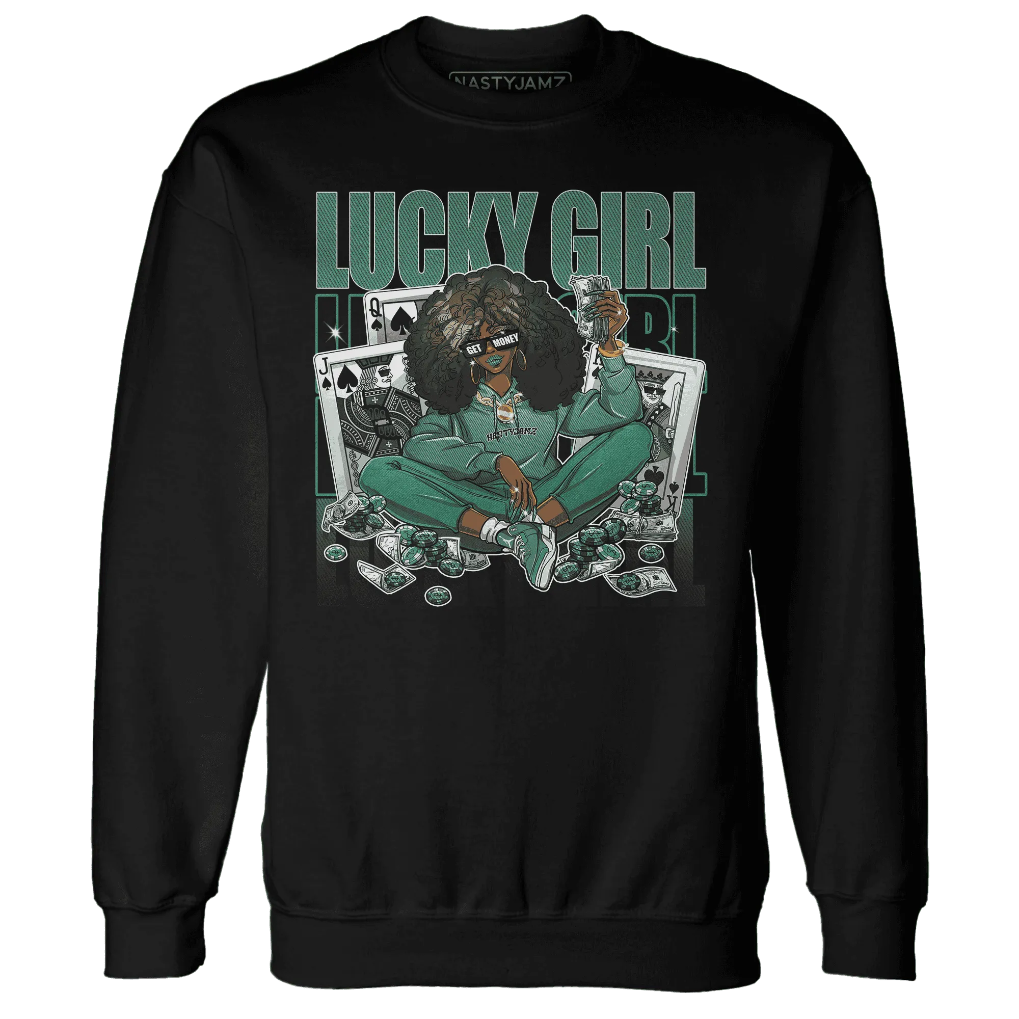 NastyJamz-Nina-CN-Abney-3s-Sweatshirt-Match-Lucky-Girl