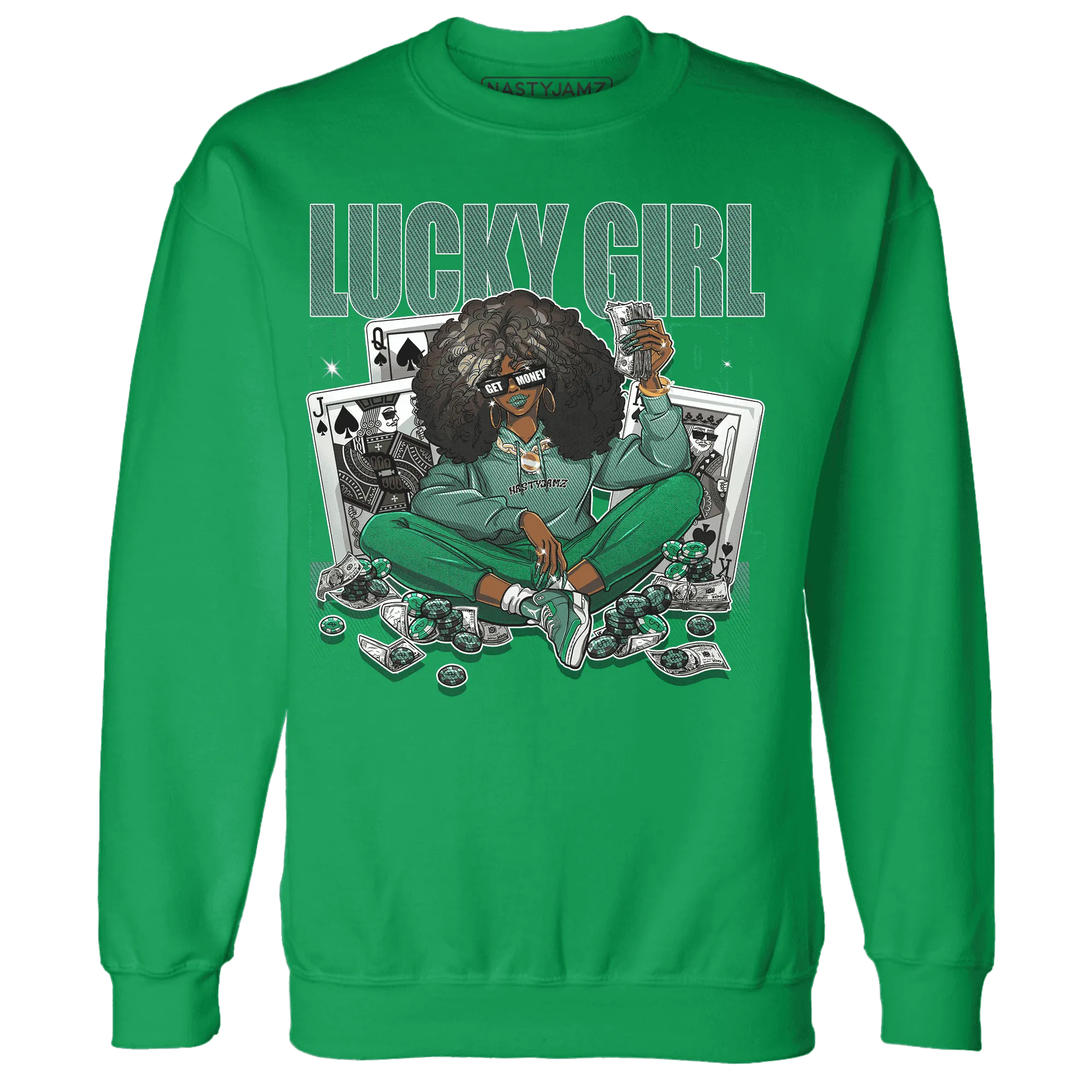 NastyJamz-Nina-CN-Abney-3s-Sweatshirt-Match-Lucky-Girl