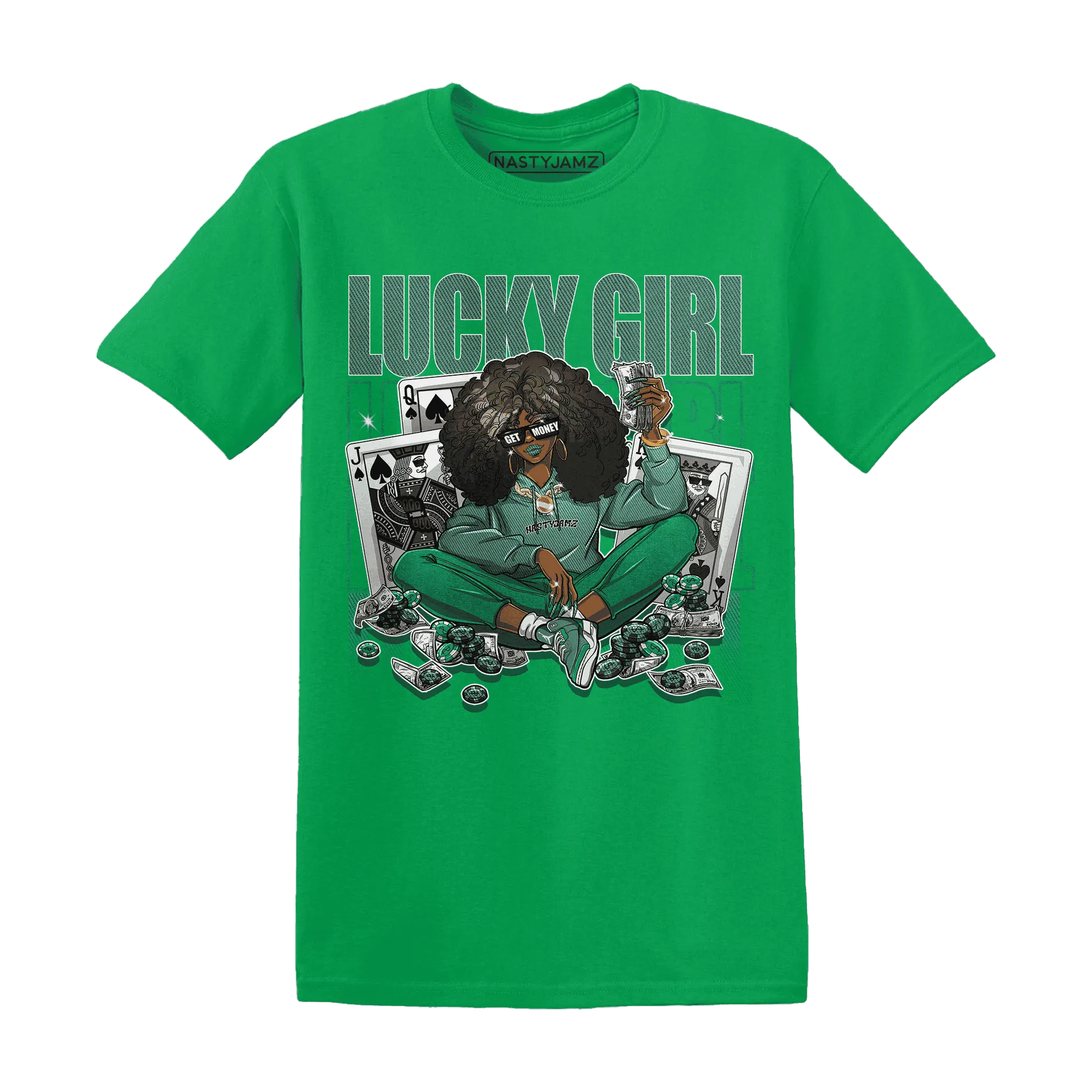 NastyJamz-Nina-CN-Abney-3s-T-Shirt-Match-Lucky-Girl
