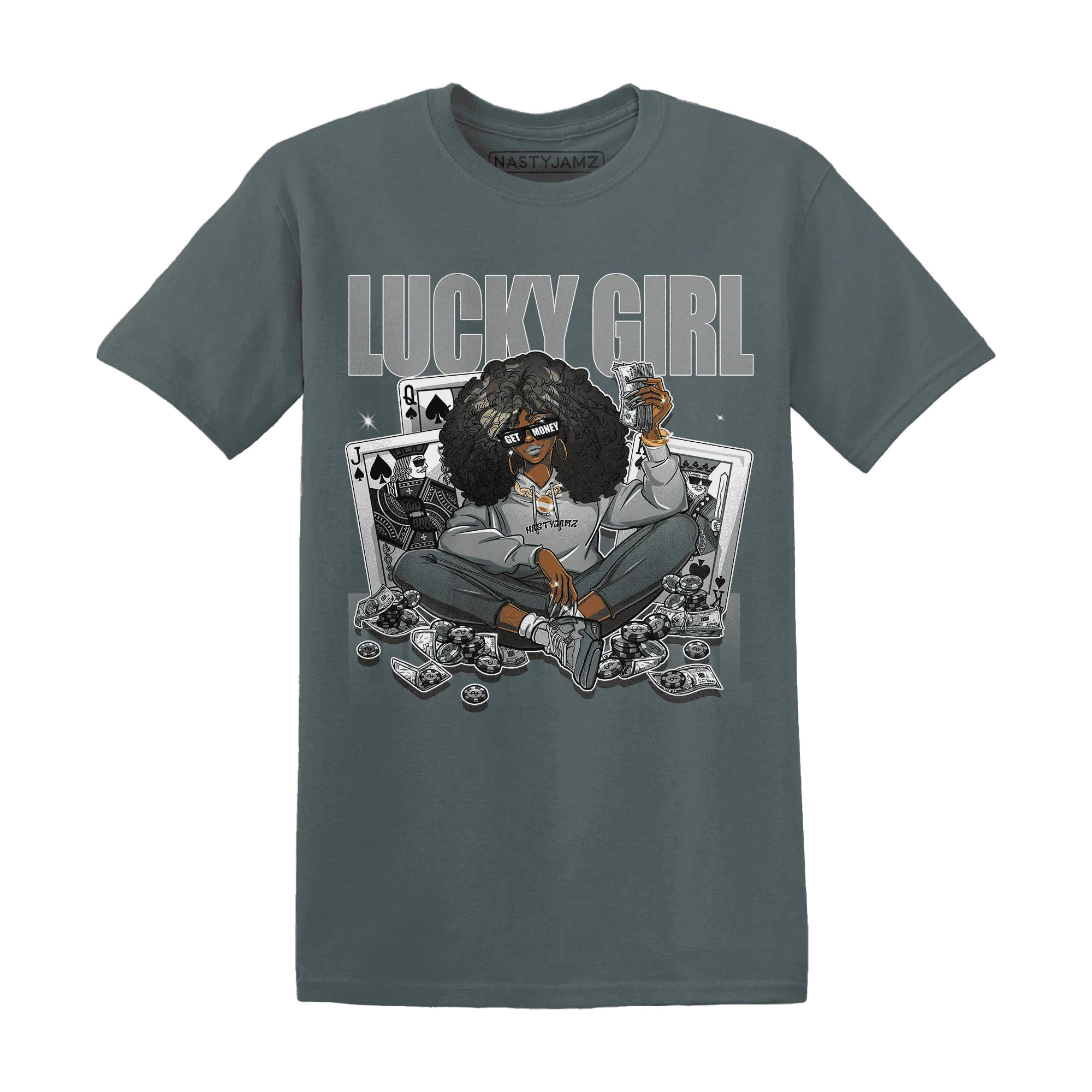 NastyJamz-Paris-Cement-Olympics-4s-T-Shirt-Match-Lucky-Girl
