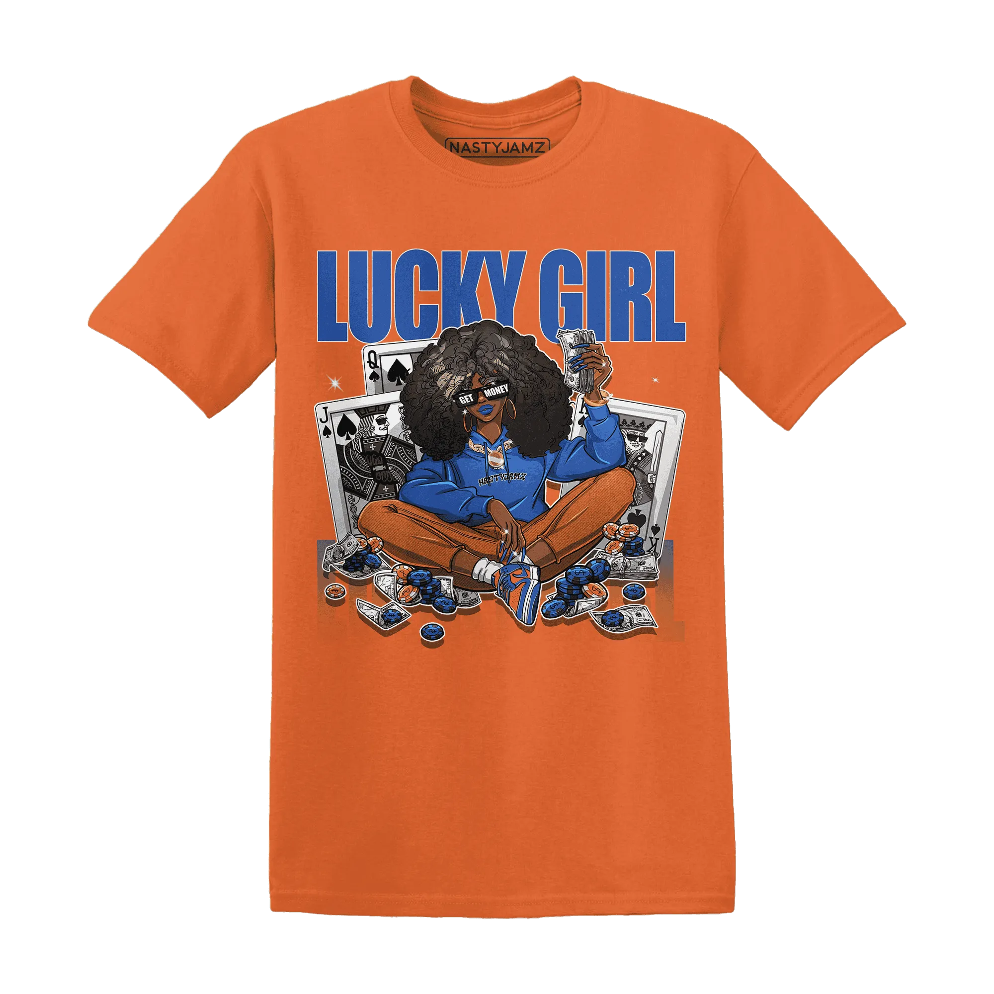 NastyJamz-Dunk-Low-Knicks-T-Shirt-Match-Lucky-Girl