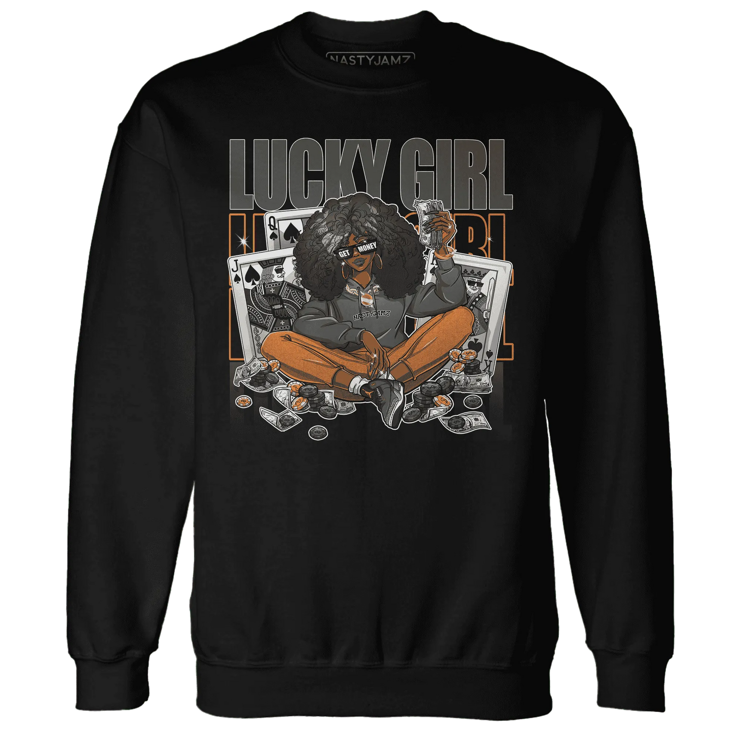 NastyJamz-Fear-Pack-3s-Sweatshirt-Match-Lucky-Girl
