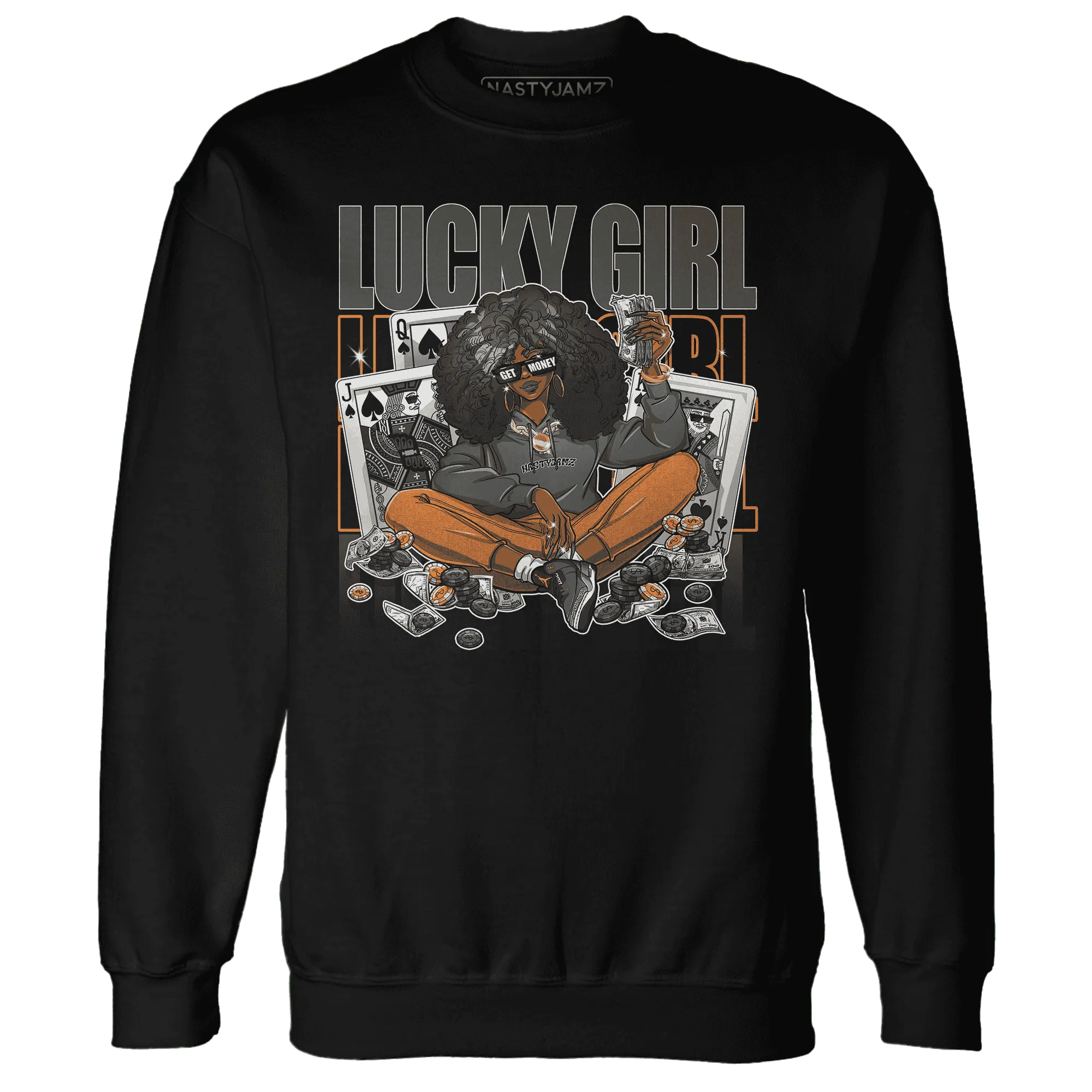 NastyJamz-Fear-Pack-3s-Sweatshirt-Match-Lucky-Girl