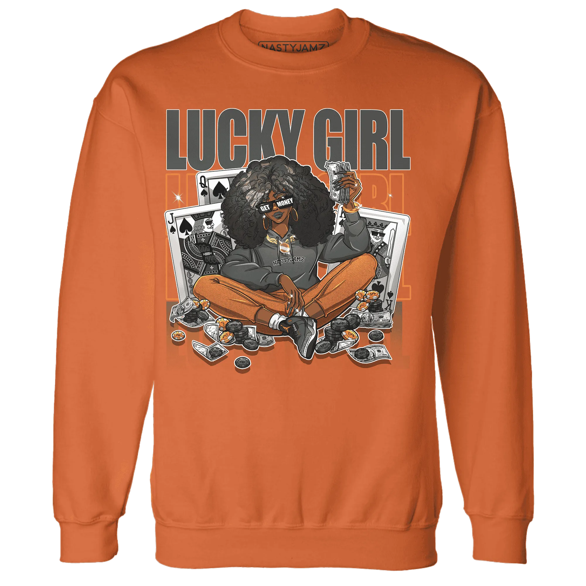 NastyJamz-Fear-Pack-3s-Sweatshirt-Match-Lucky-Girl