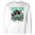 NastyJamz-Green-Glow-3s-Sweatshirt-Match-Lucky-Girl