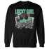 NastyJamz-Green-Glow-3s-Sweatshirt-Match-Lucky-Girl