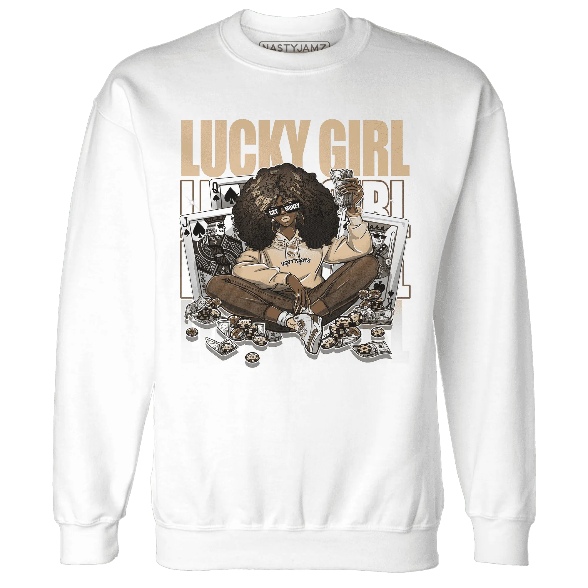 NastyJamz-Palomino-3s-Sweatshirt-Match-Lucky-Girl
