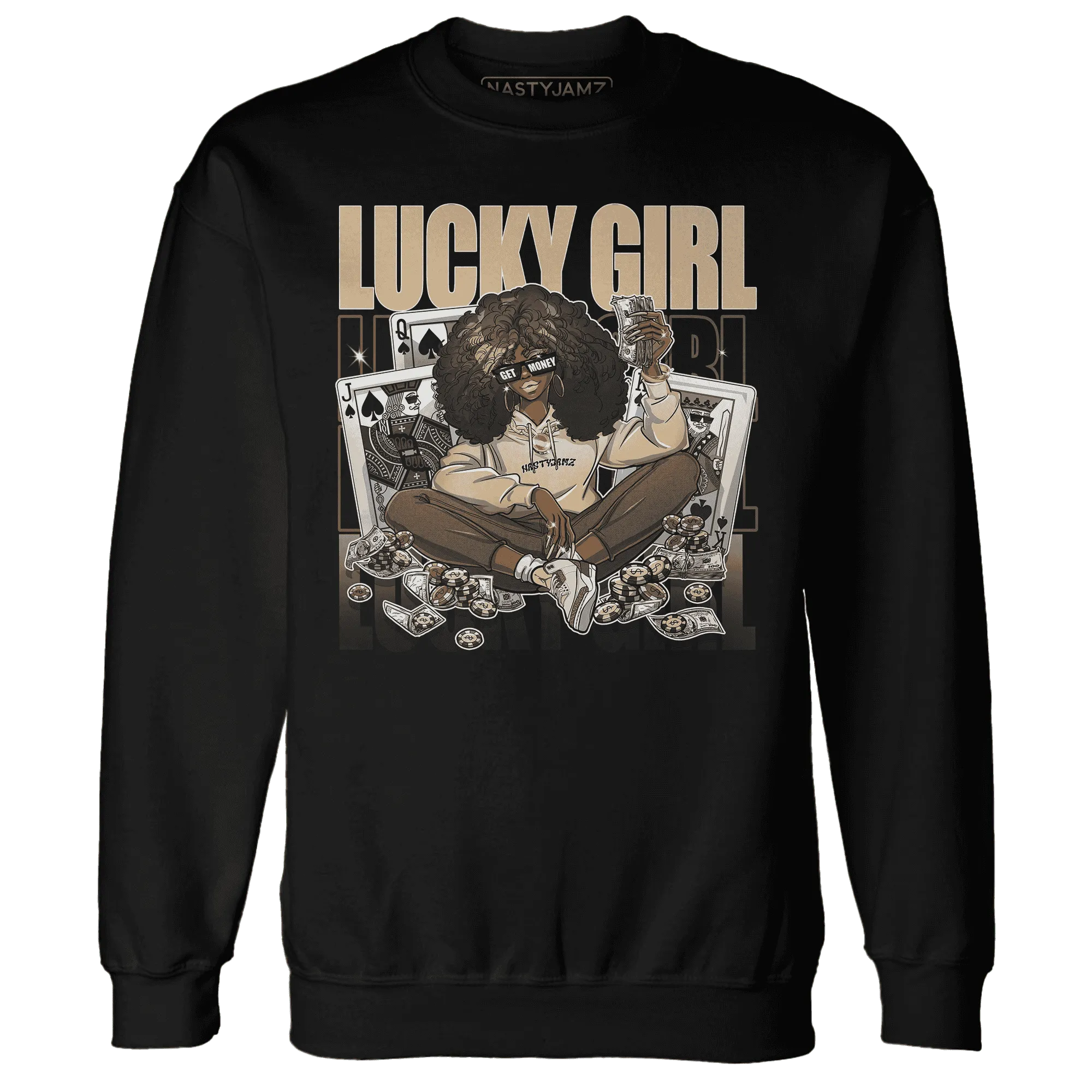 NastyJamz-Palomino-3s-Sweatshirt-Match-Lucky-Girl
