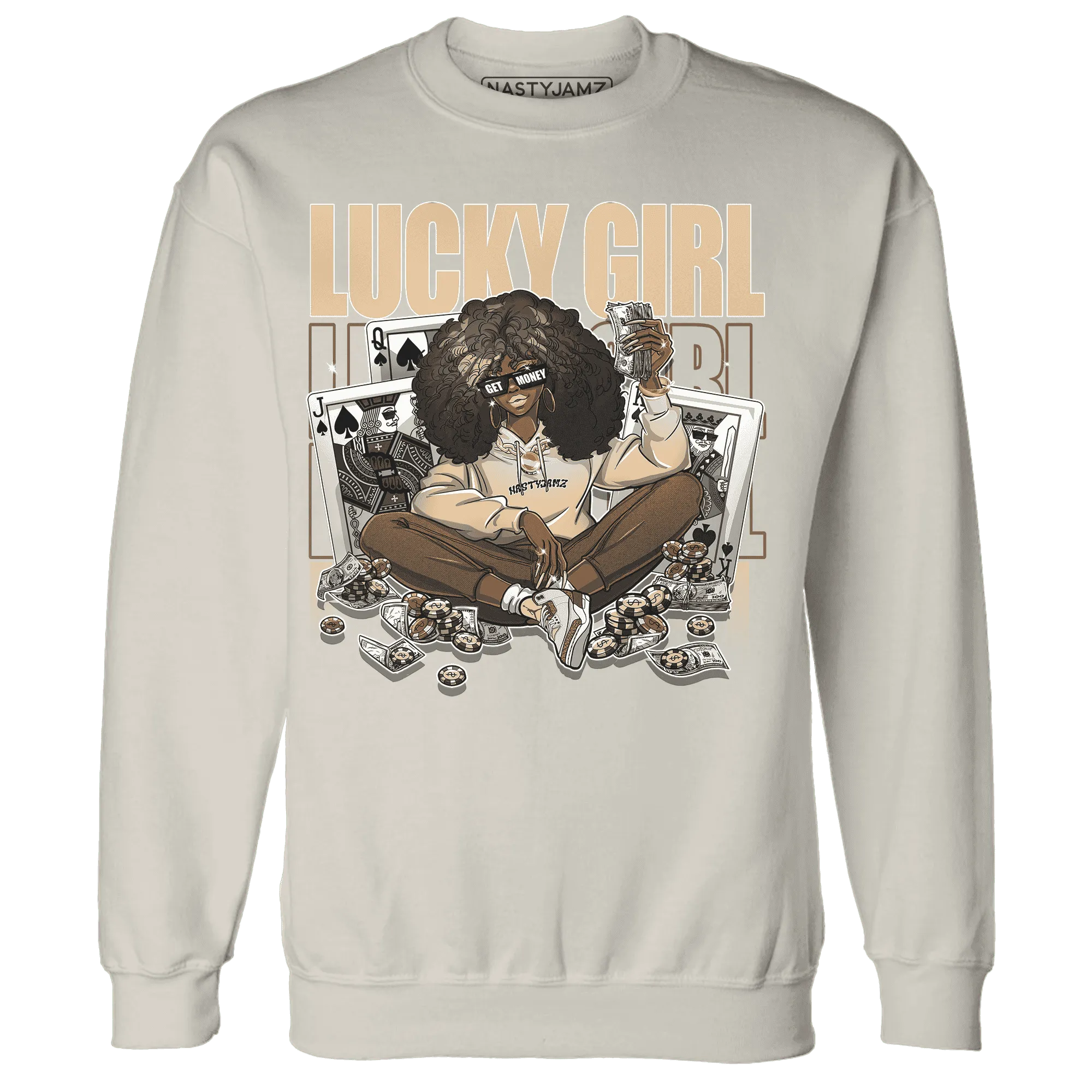 NastyJamz-Palomino-3s-Sweatshirt-Match-Lucky-Girl