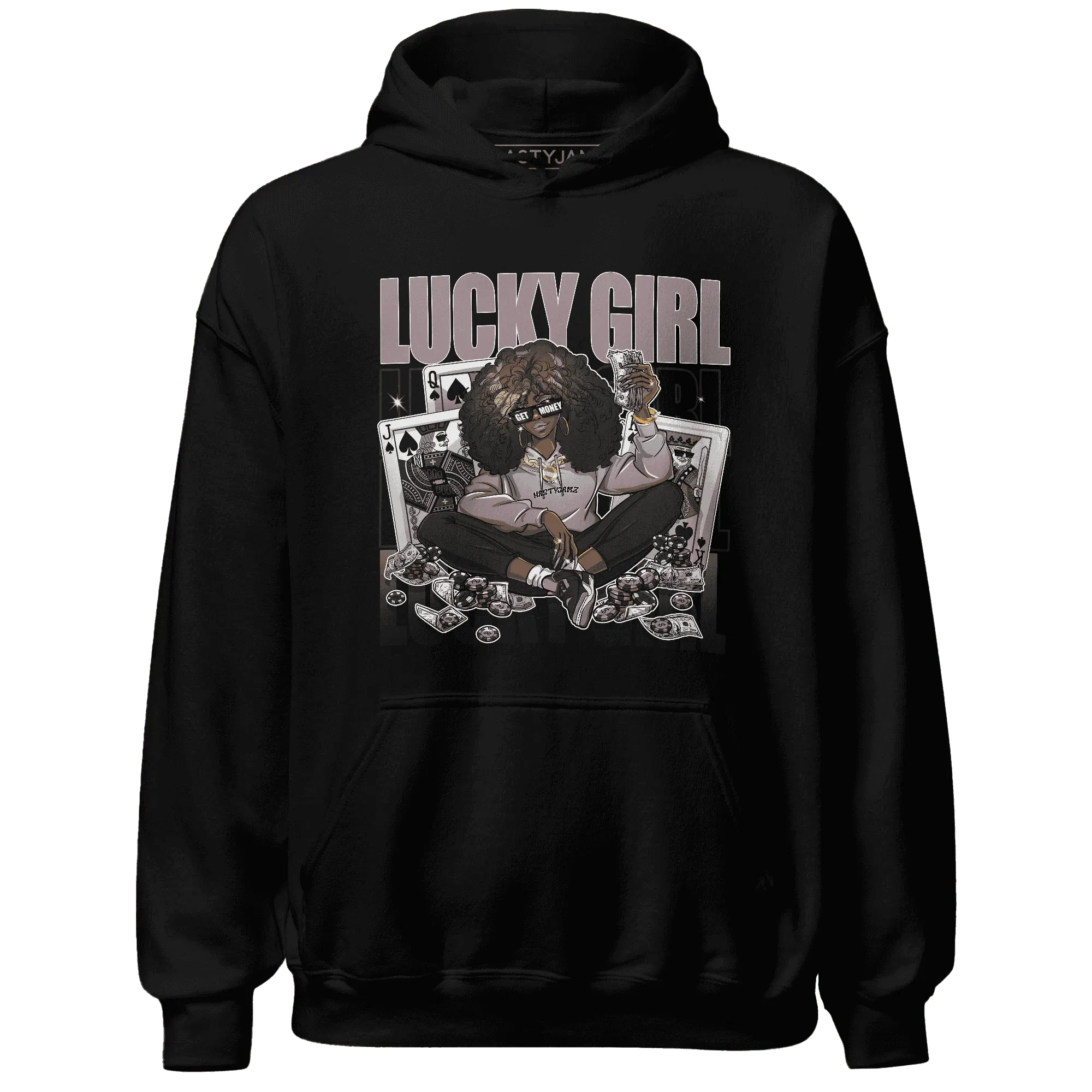 NastyJamz-Black-Violet-Ore-3s-Hoodie-Match-Lucky-Girl-