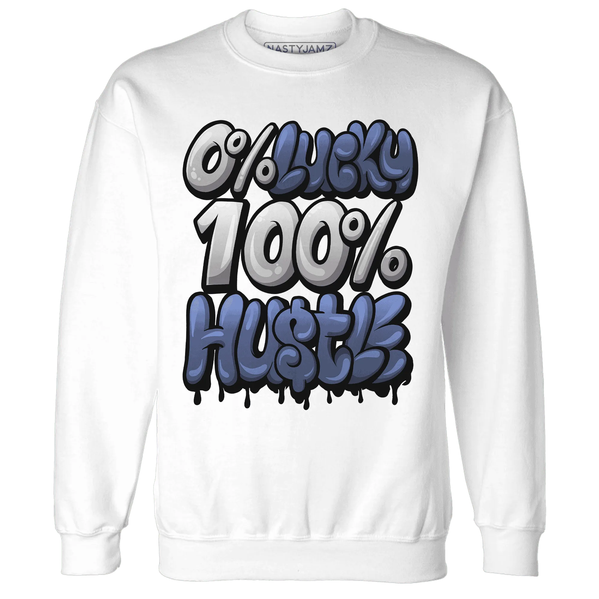 Low-Diffused-Blue-11s-Sweatshirt-Match-Lucky-Hustle