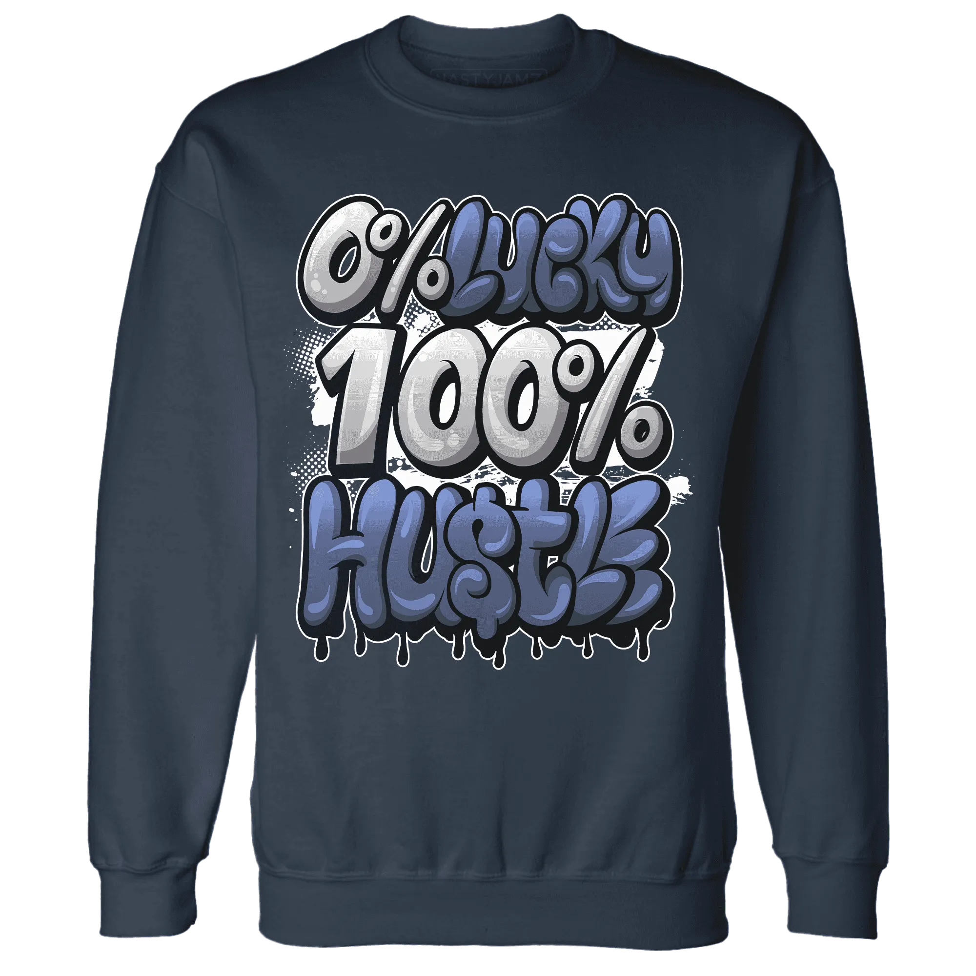 Low-Diffused-Blue-11s-Sweatshirt-Match-Lucky-Hustle