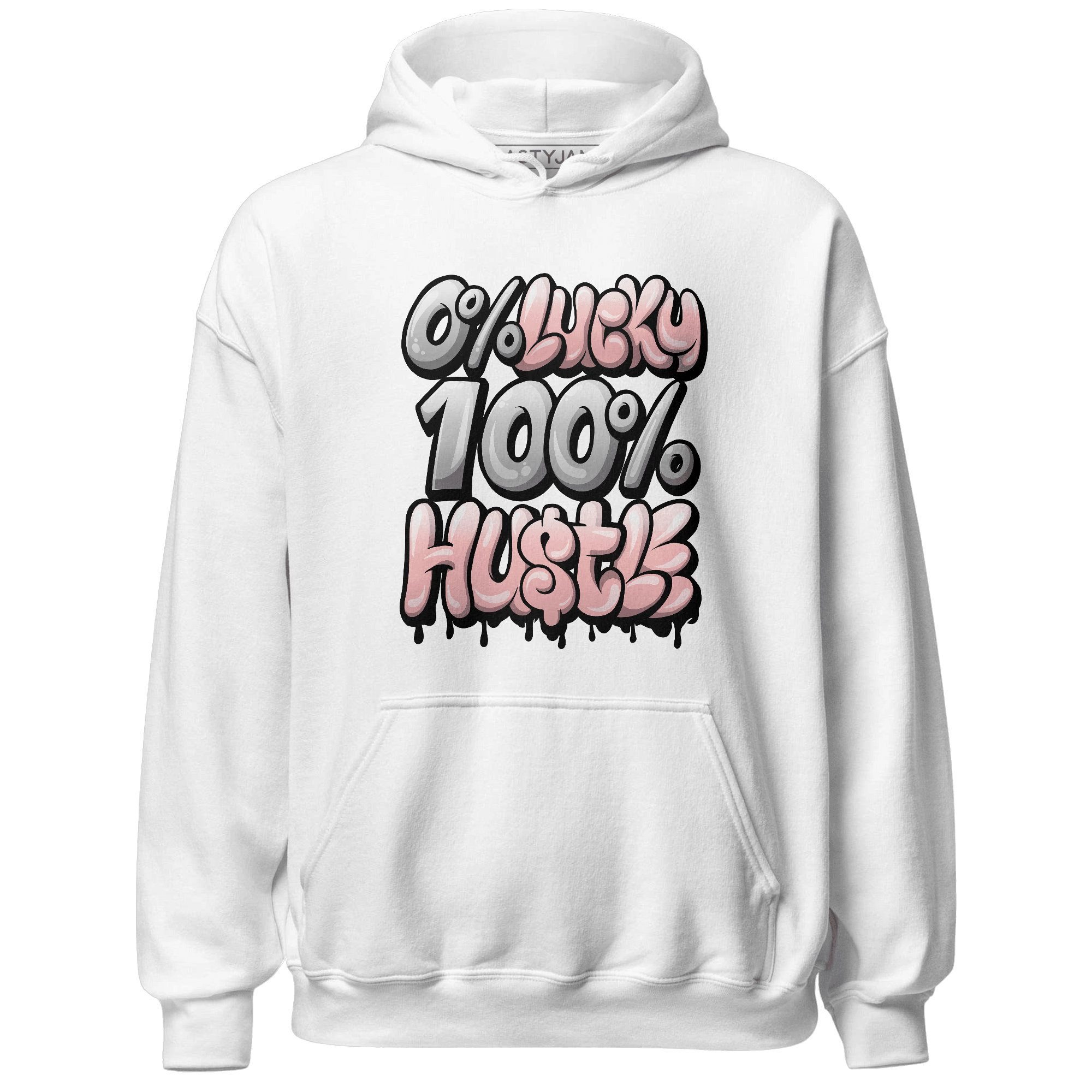 Low Legend Pink 11s Hoodie Match Lucky Hustle - NastyJamz