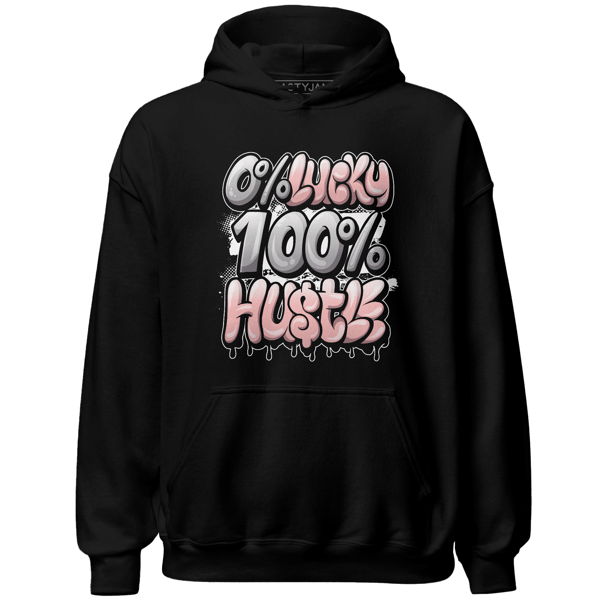 Low Legend Pink 11s Hoodie Match Lucky Hustle - NastyJamz