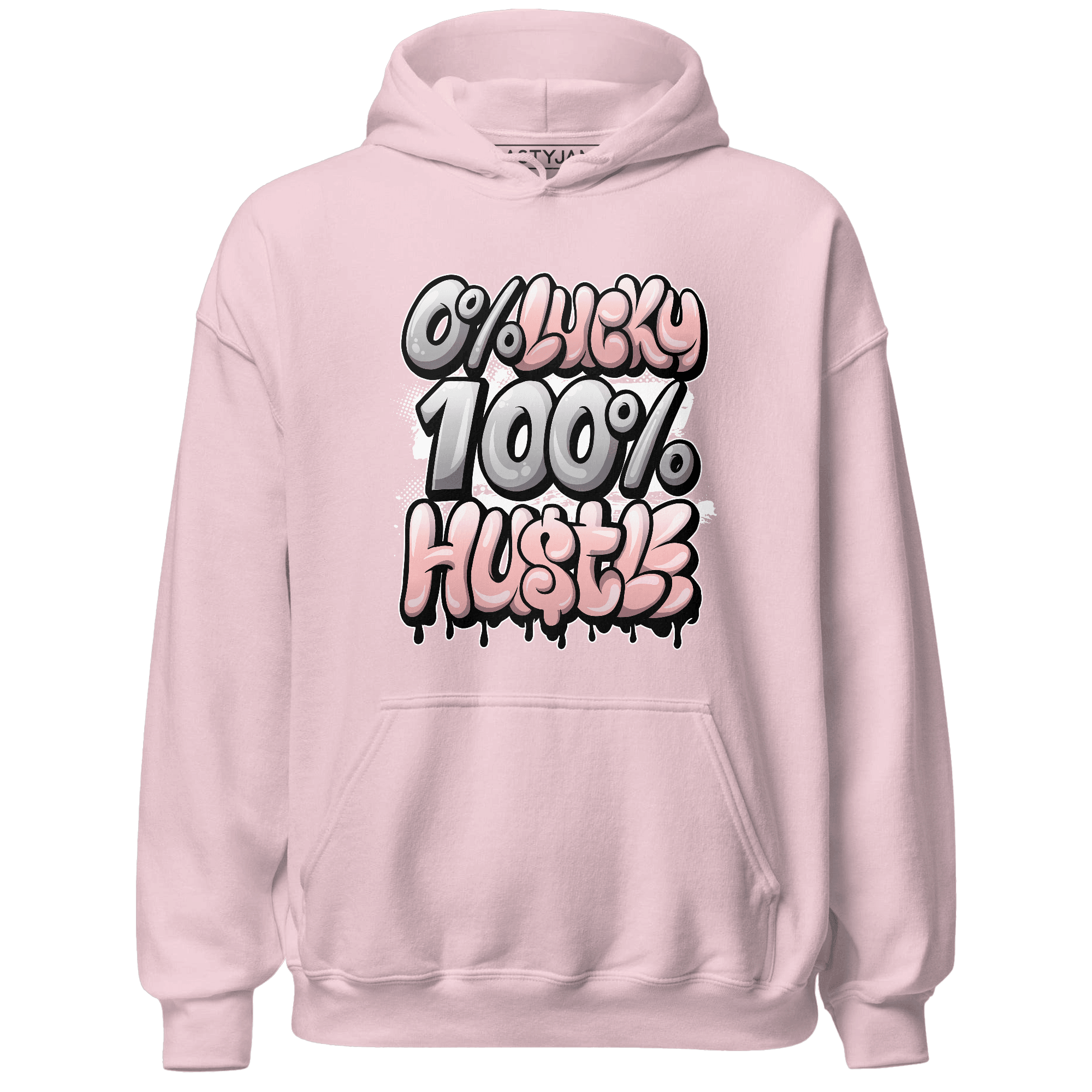Low Legend Pink 11s Hoodie Match Lucky Hustle - NastyJamz