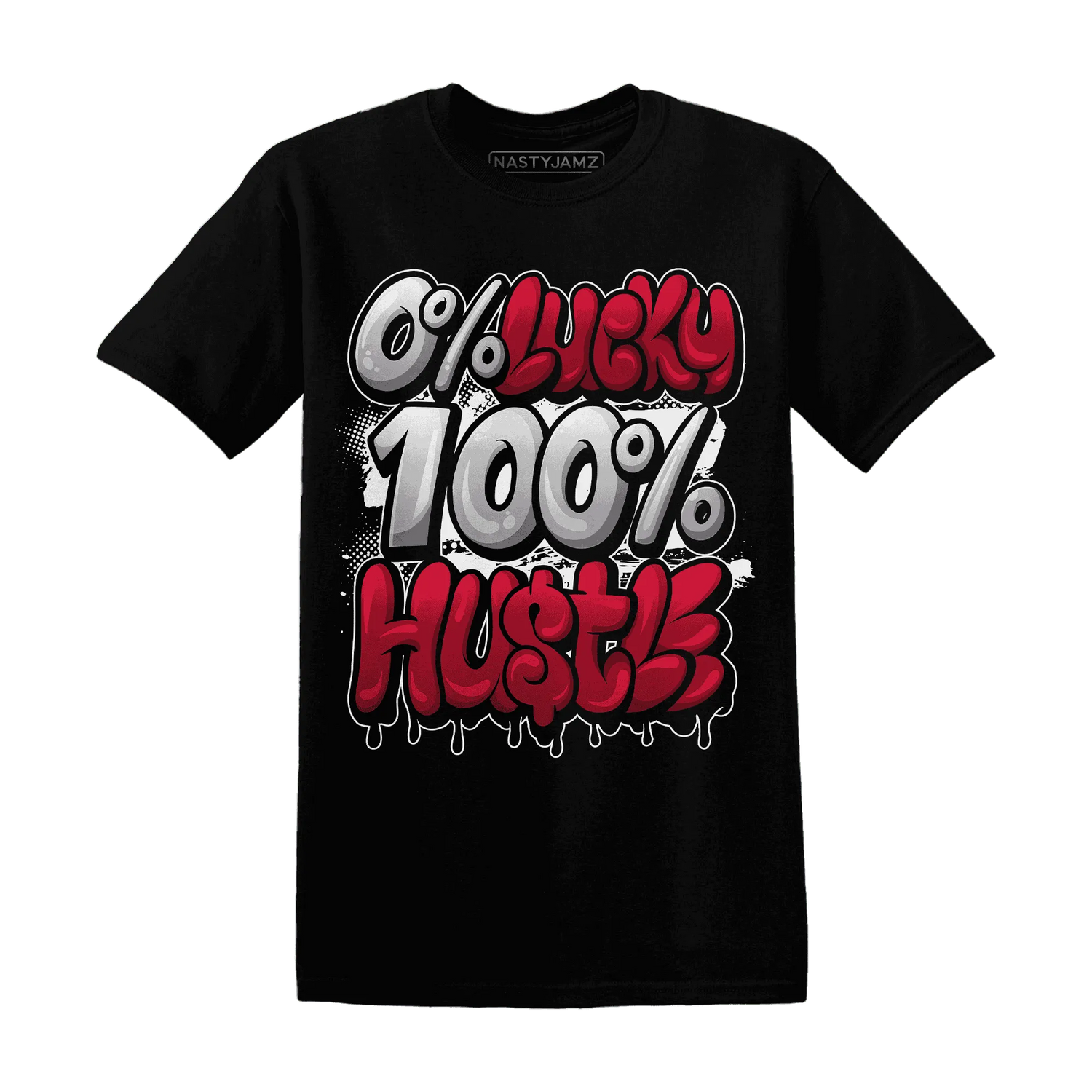 Retro-Red-Taxi-12s-T-Shirt-Match-Lucky-Hustle