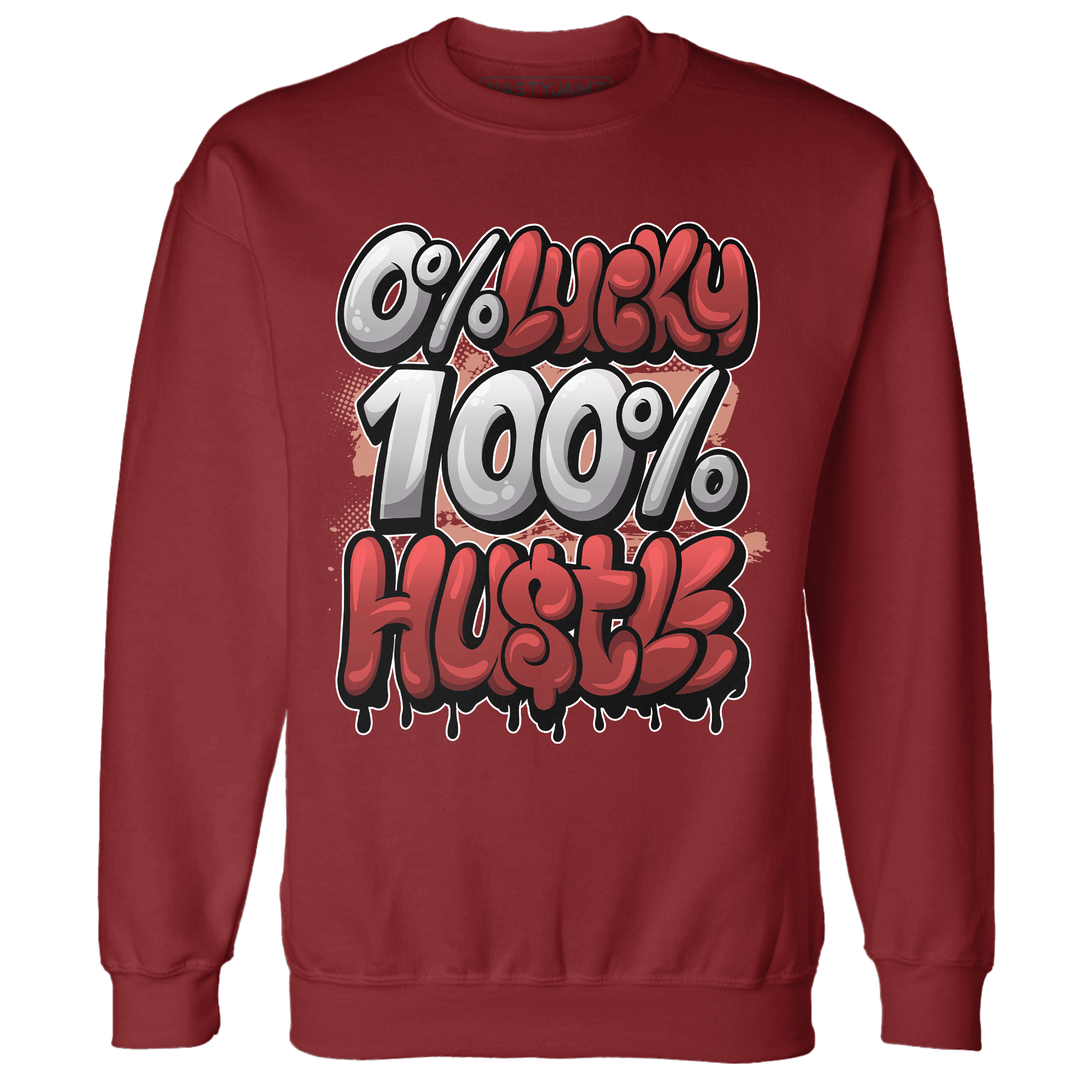 Dune Red 13s Sweatshirt Match Lucky Hustle - NastyJamz