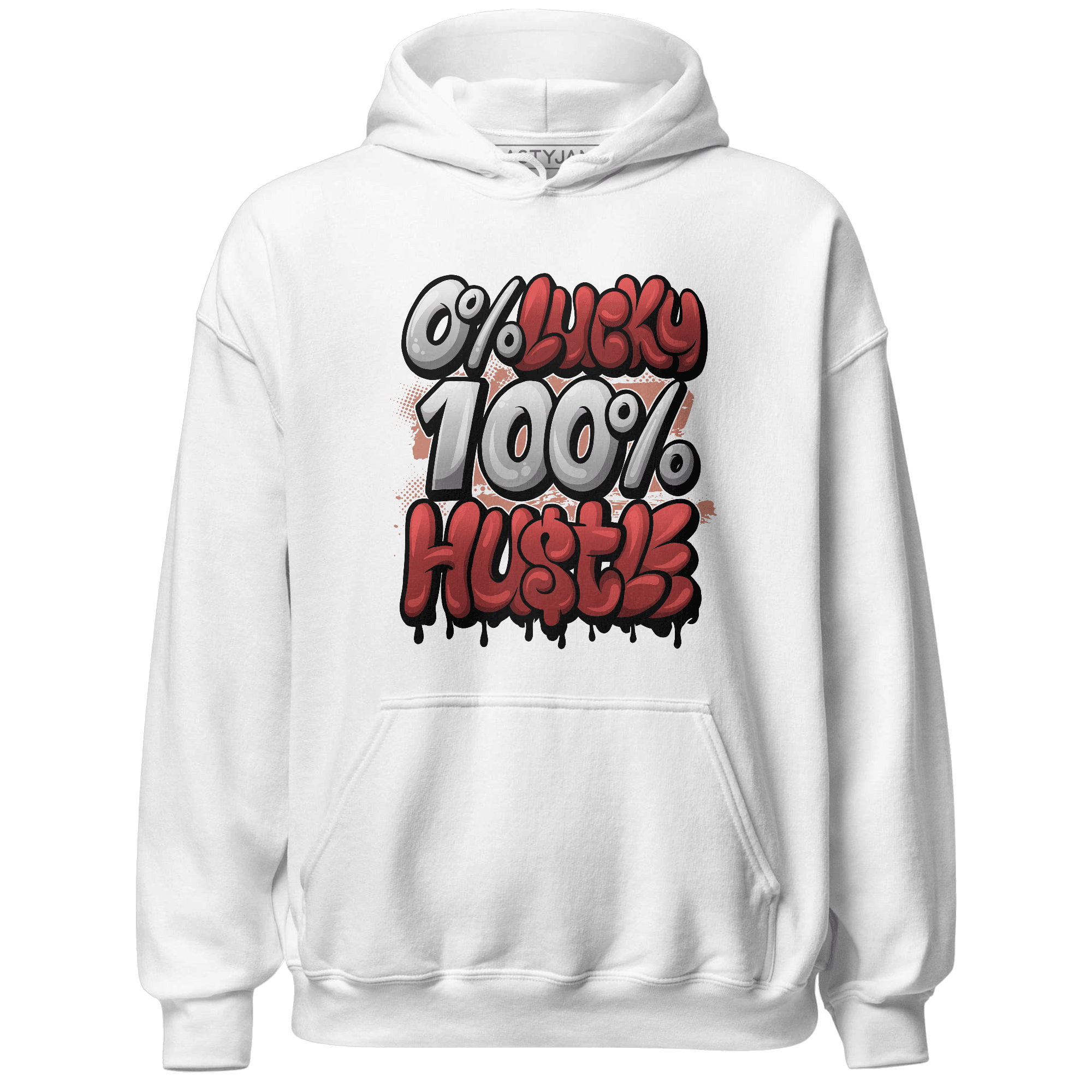 Dune Red 13s Hoodie Match Lucky Hustle - NastyJamz