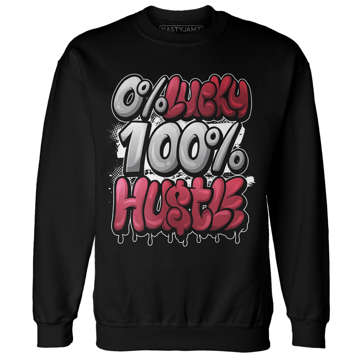 High 85 Metallic Burgundy 1s Sweatshirt Match Lucky Hustle - NastyJamz