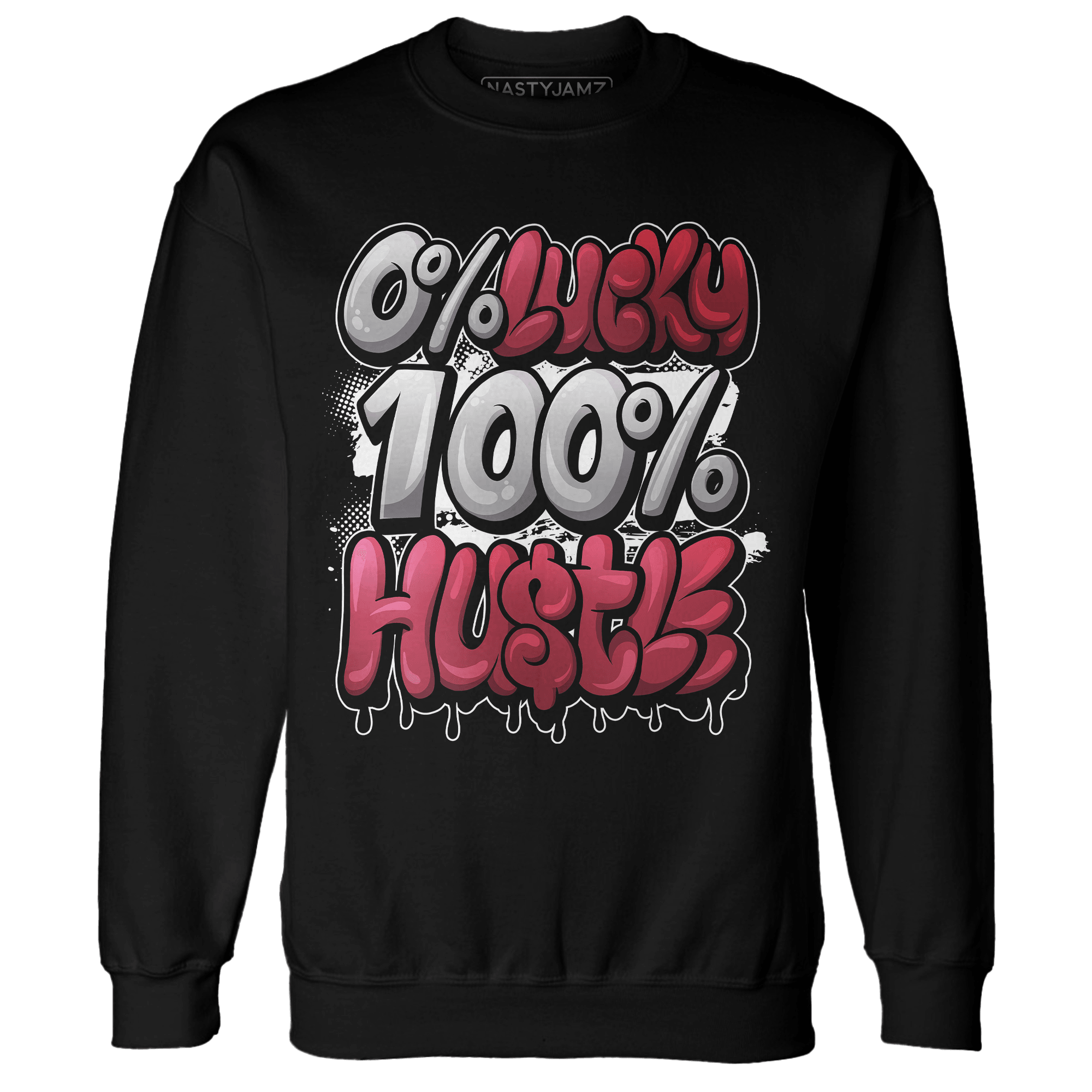 High 85 Metallic Burgundy 1s Sweatshirt Match Lucky Hustle - NastyJamz