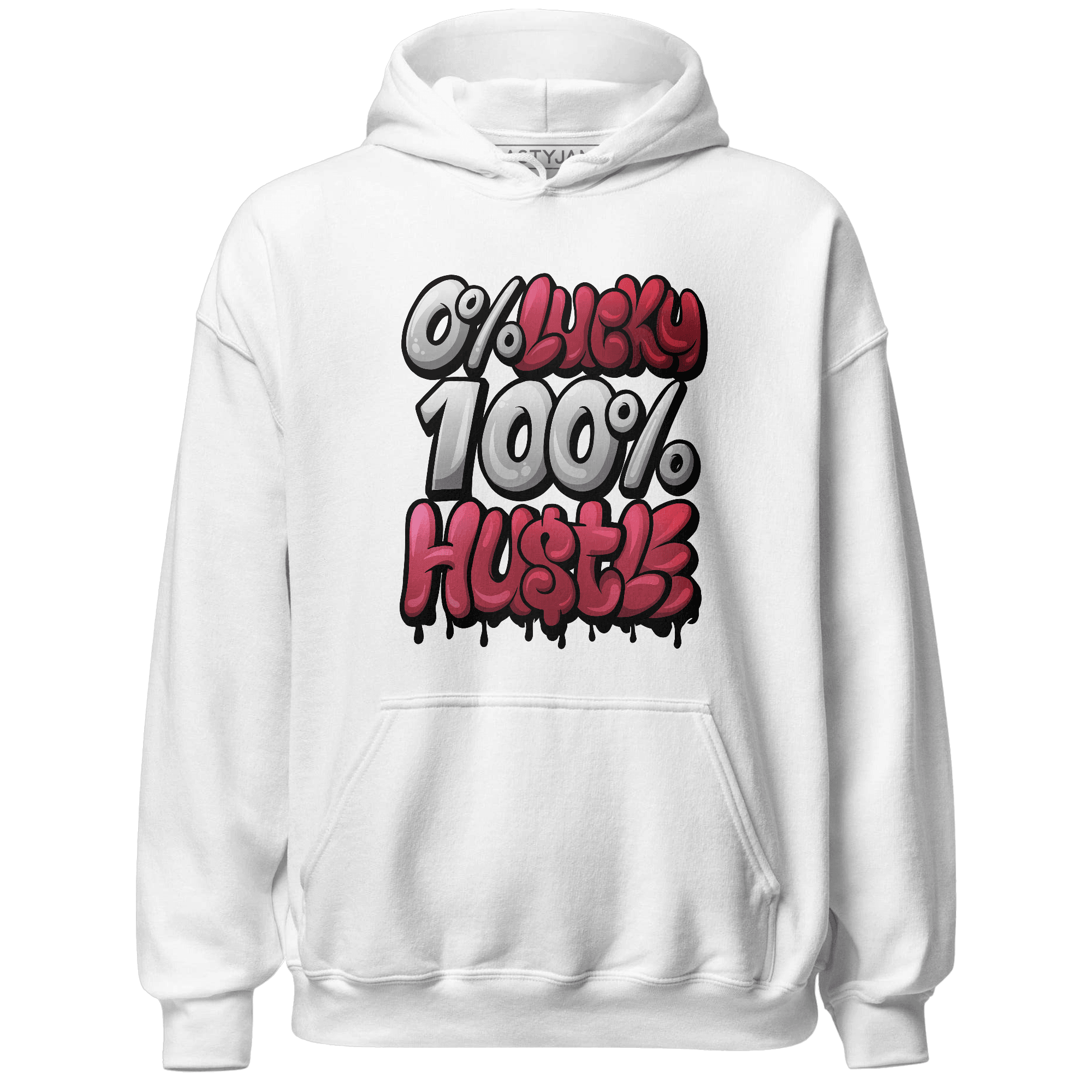 High 85 Metallic Burgundy 1s Hoodie Match Lucky Hustle - NastyJamz