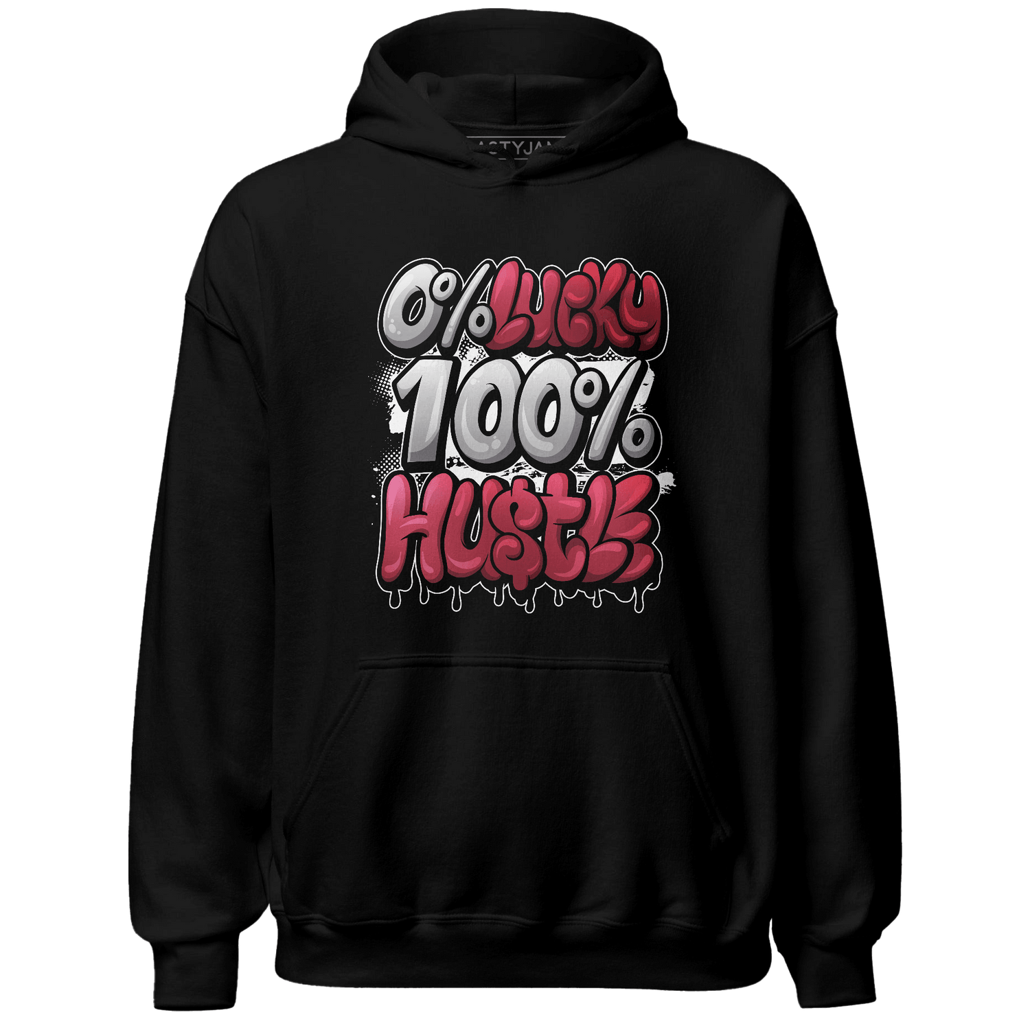 High 85 Metallic Burgundy 1s Hoodie Match Lucky Hustle - NastyJamz