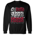 High White Team Red 1s Sweatshirt Match Lucky Hustle - NastyJamz