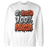 Georgia Peach 3s Sweatshirt Match Lucky Hustle - NastyJamz