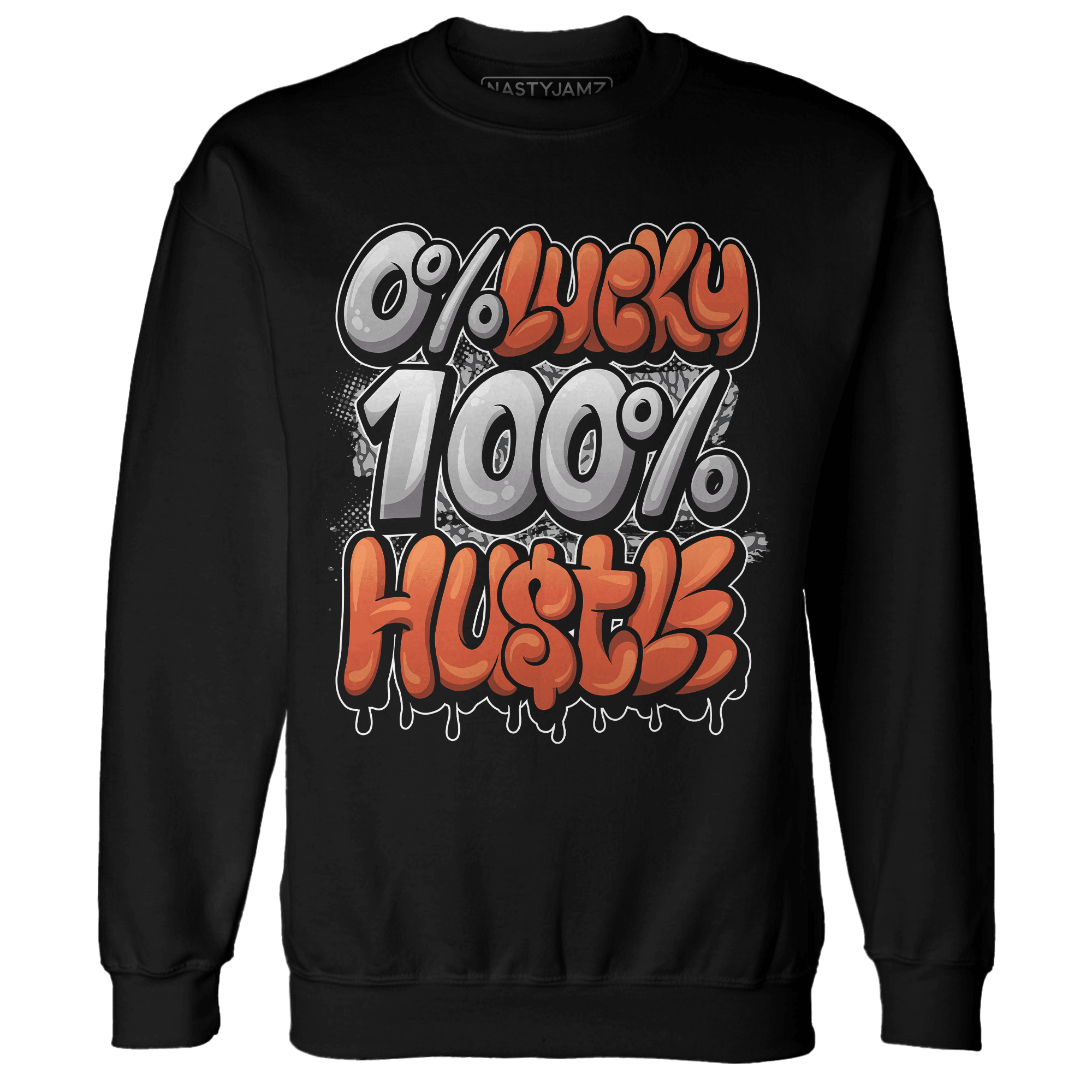 Georgia Peach 3s Sweatshirt Match Lucky Hustle - NastyJamz