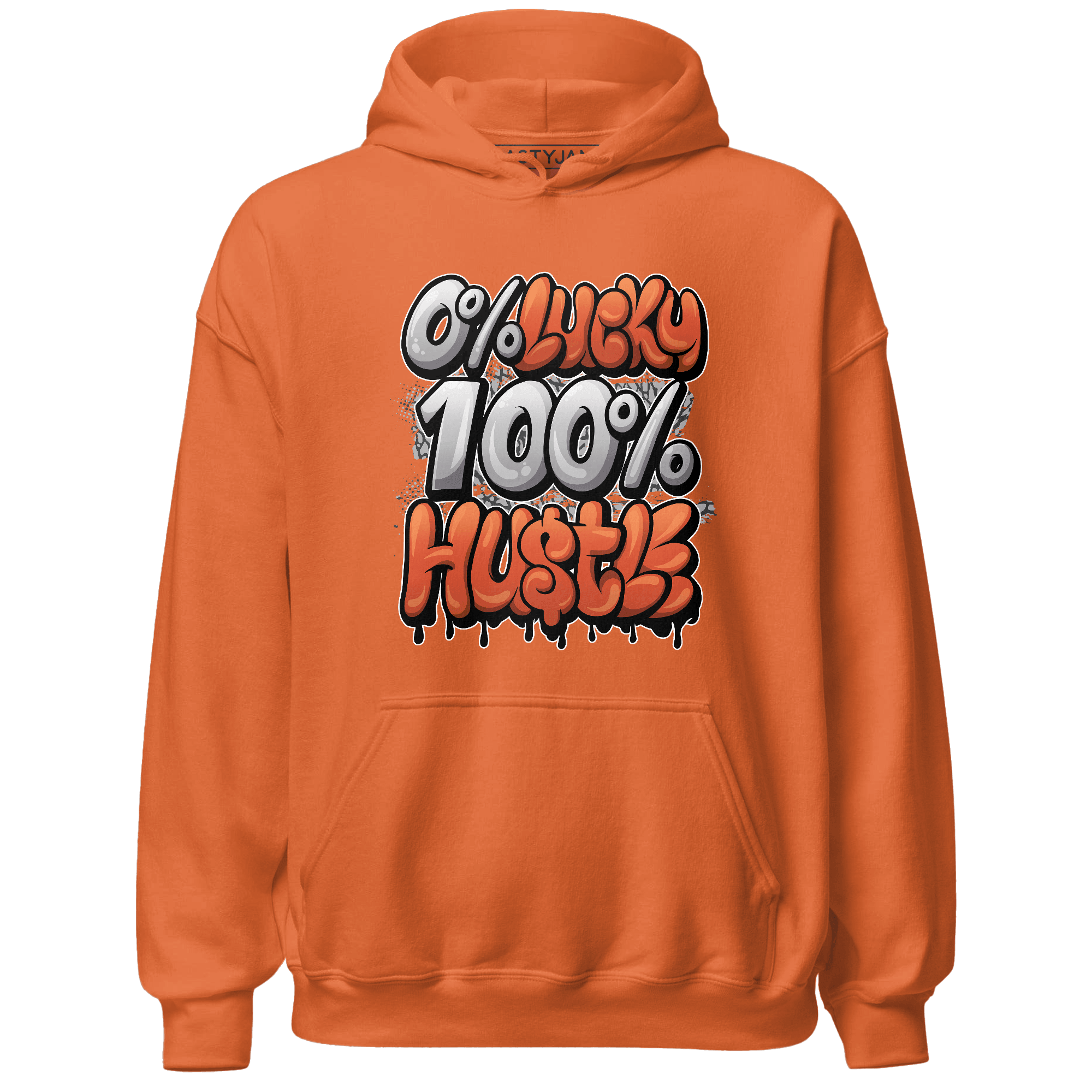 Georgia Peach 3s Hoodie Match Lucky Hustle - NastyJamz