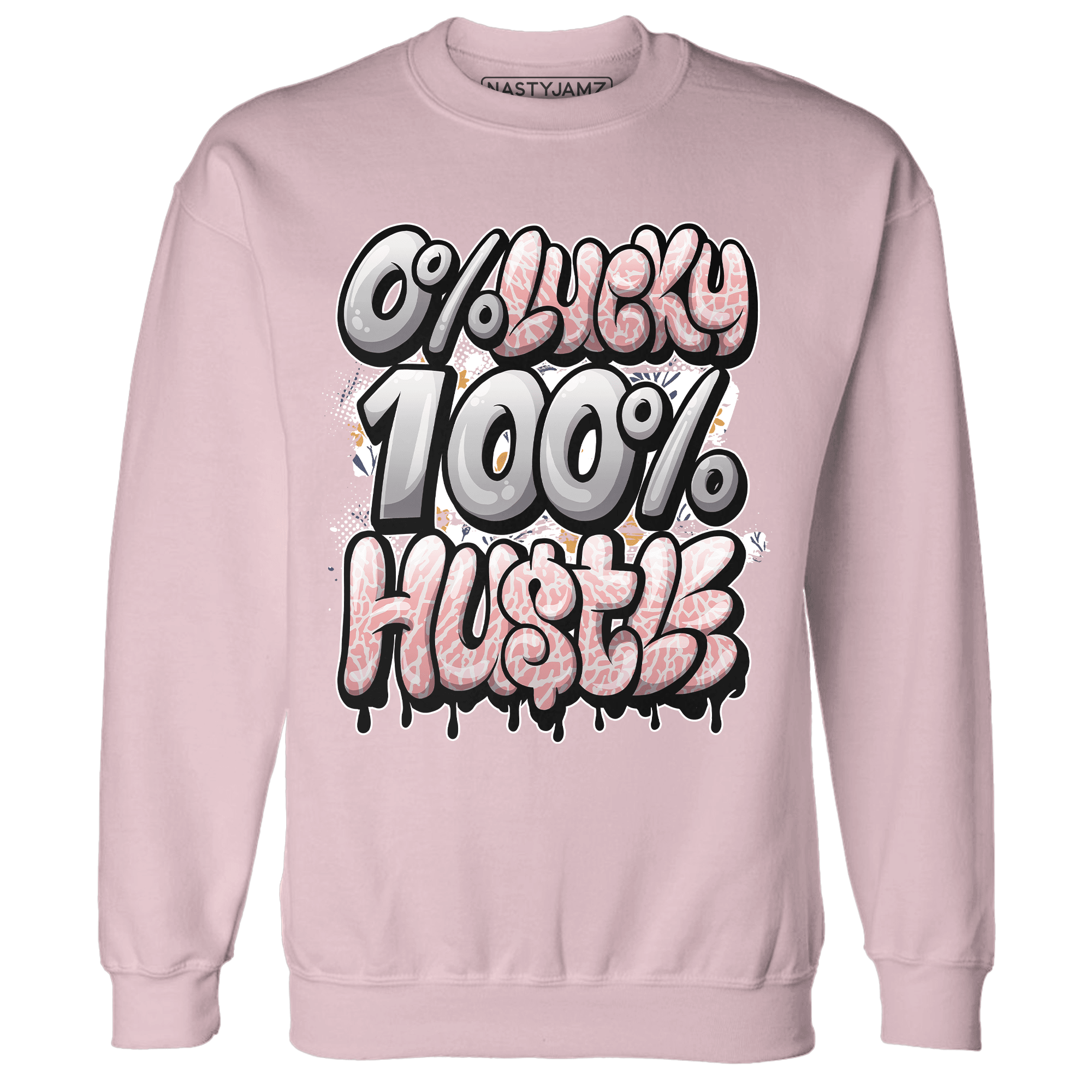 Red Stardust 3s Sweatshirt Match Lucky Hustle - NastyJamz