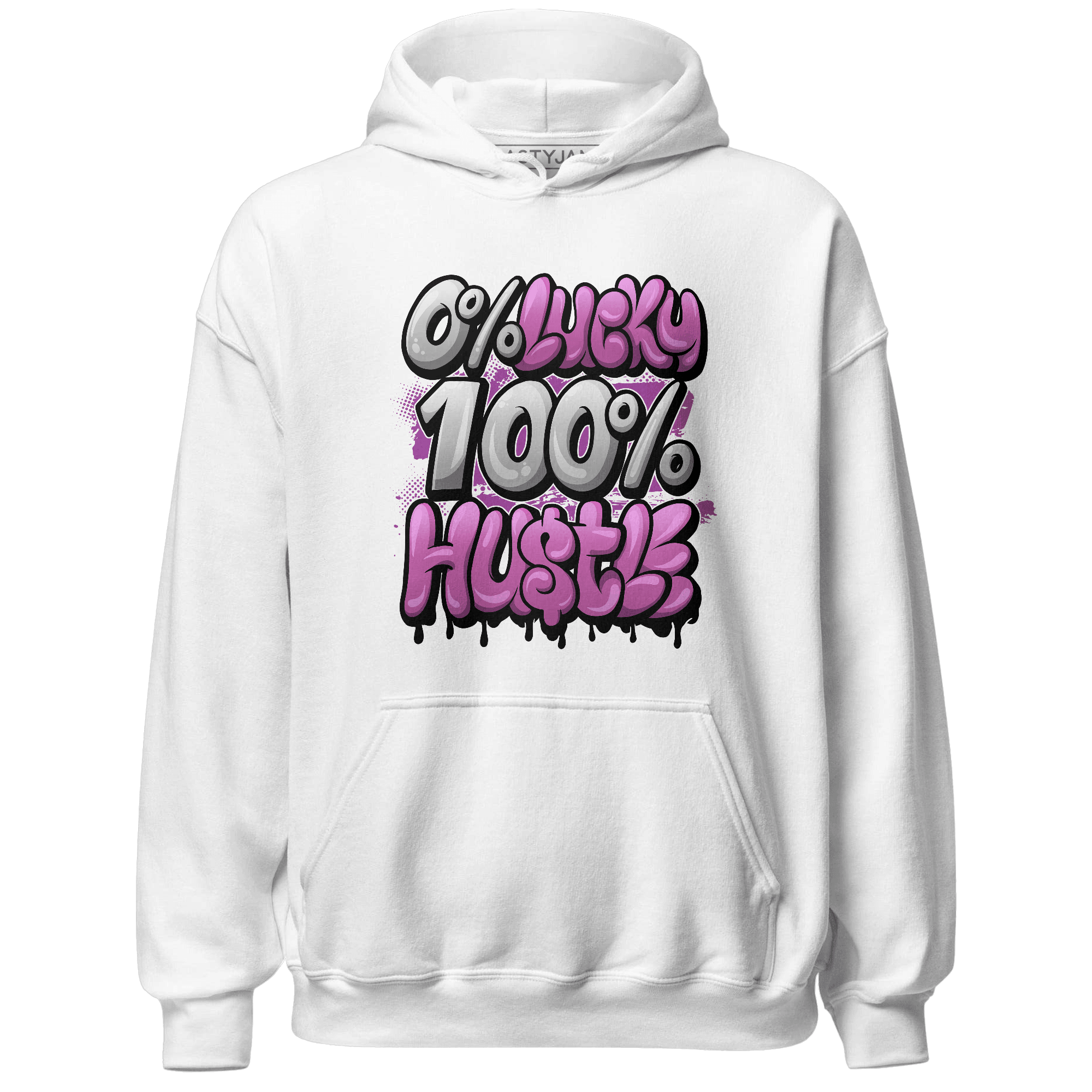 GS Hyper Violet 4s Hoodie Match Lucky Hustle - NastyJamz