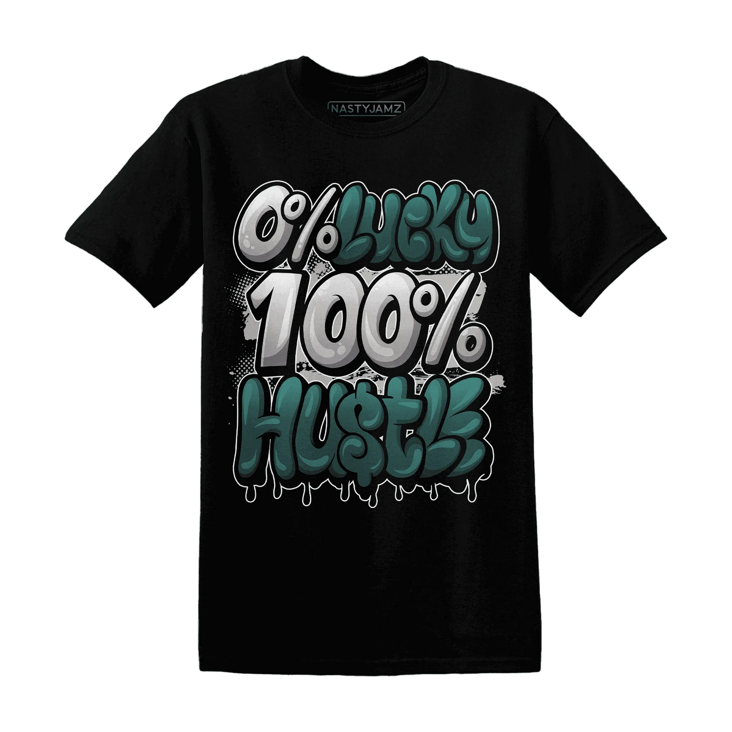 Oxidized-Green-4s-T-Shirt-Match-Lucky-Hustle