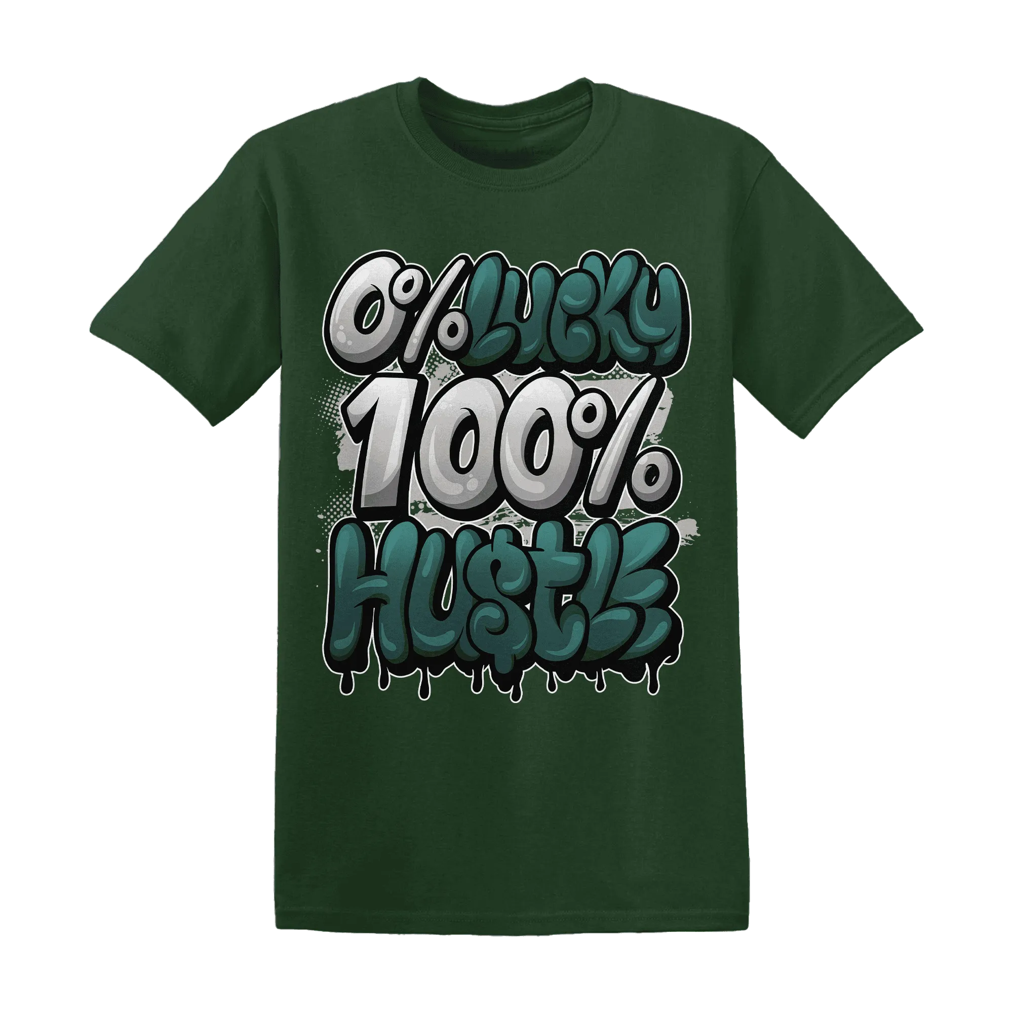 Oxidized-Green-4s-T-Shirt-Match-Lucky-Hustle