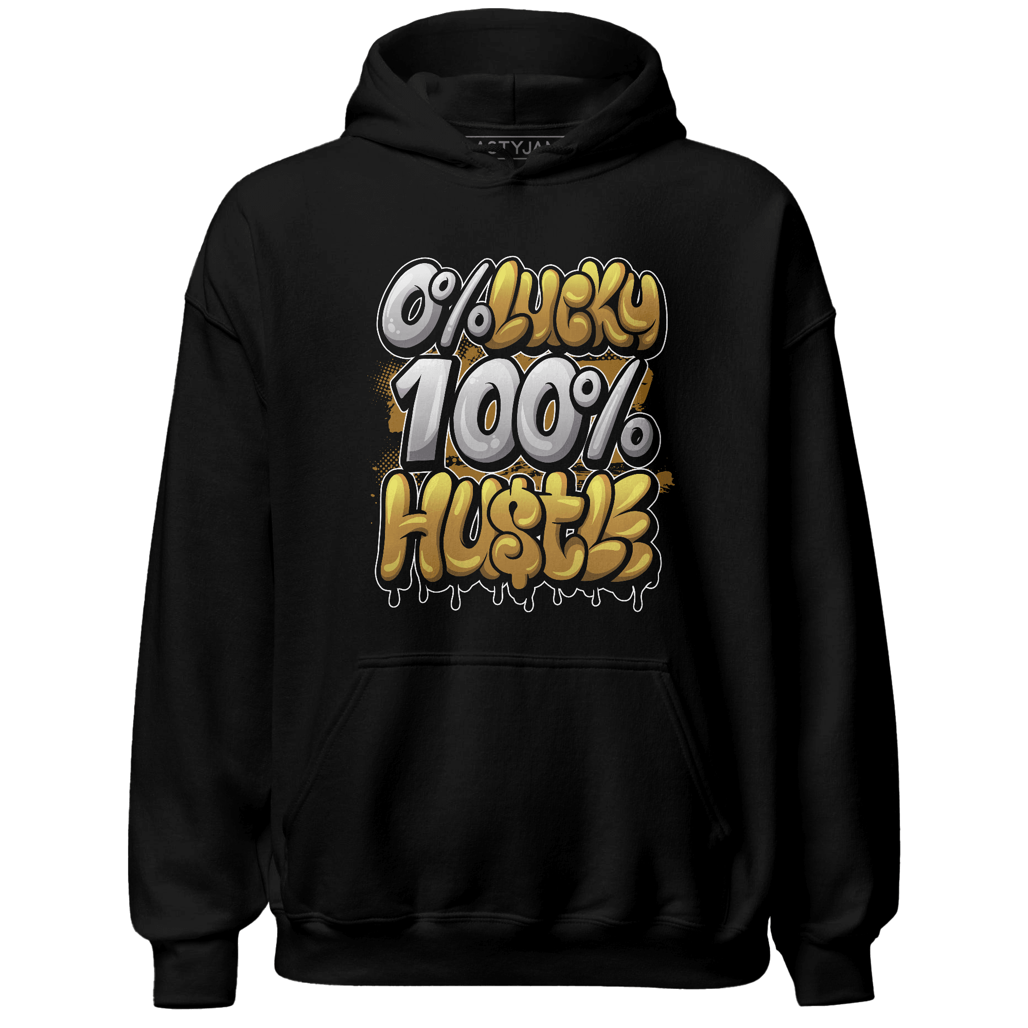 Wheat 13s Hoodie Match Lucky Hustle - NastyJamz