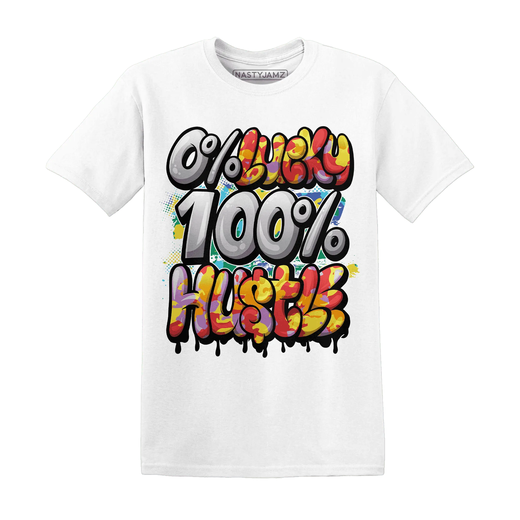 Mid-GS-Six-Championships-1s-T-Shirt-Match-Lucky-Hustle