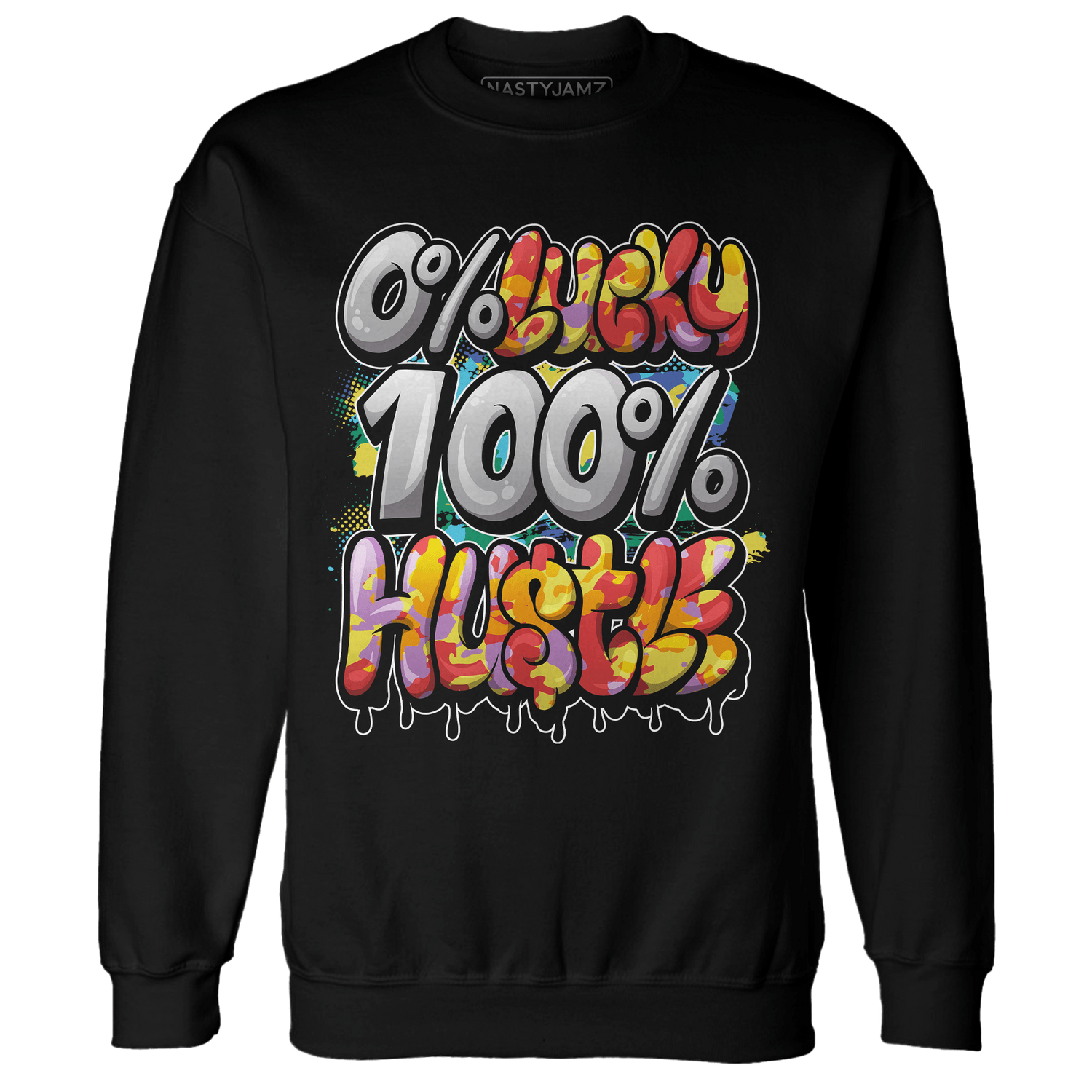 Mid GS Six Championships 1s Sweatshirt Match Lucky Hustle - NastyJamz