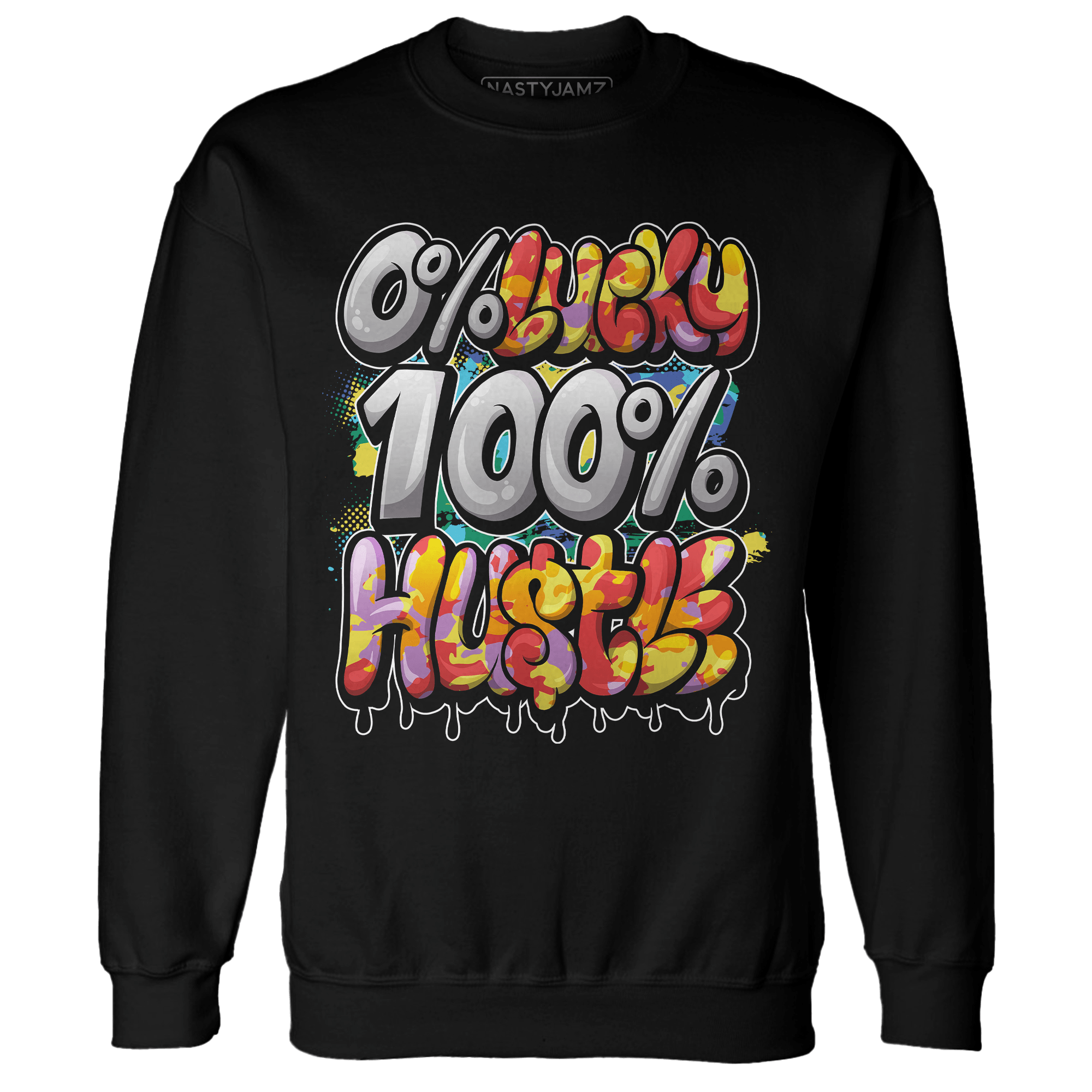 Mid GS Six Championships 1s Sweatshirt Match Lucky Hustle - NastyJamz