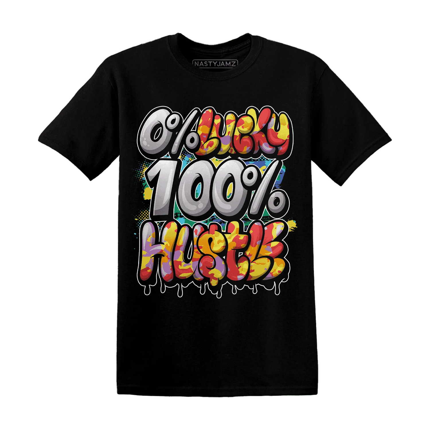 Mid-GS-Six-Championships-1s-T-Shirt-Match-Lucky-Hustle