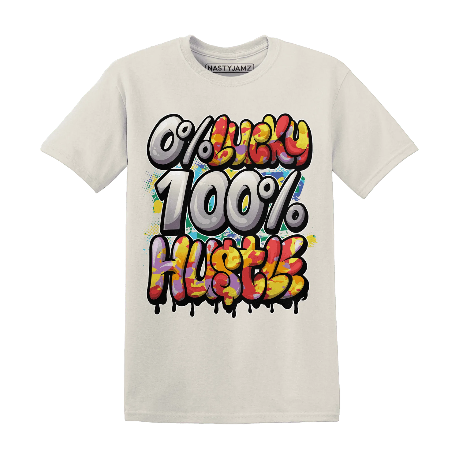 Mid-GS-Six-Championships-1s-T-Shirt-Match-Lucky-Hustle