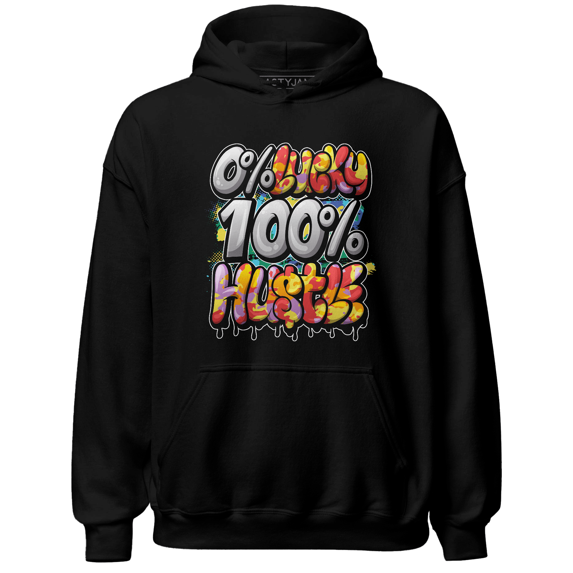 Mid GS Six Championships 1s Hoodie Match Lucky Hustle - NastyJamz