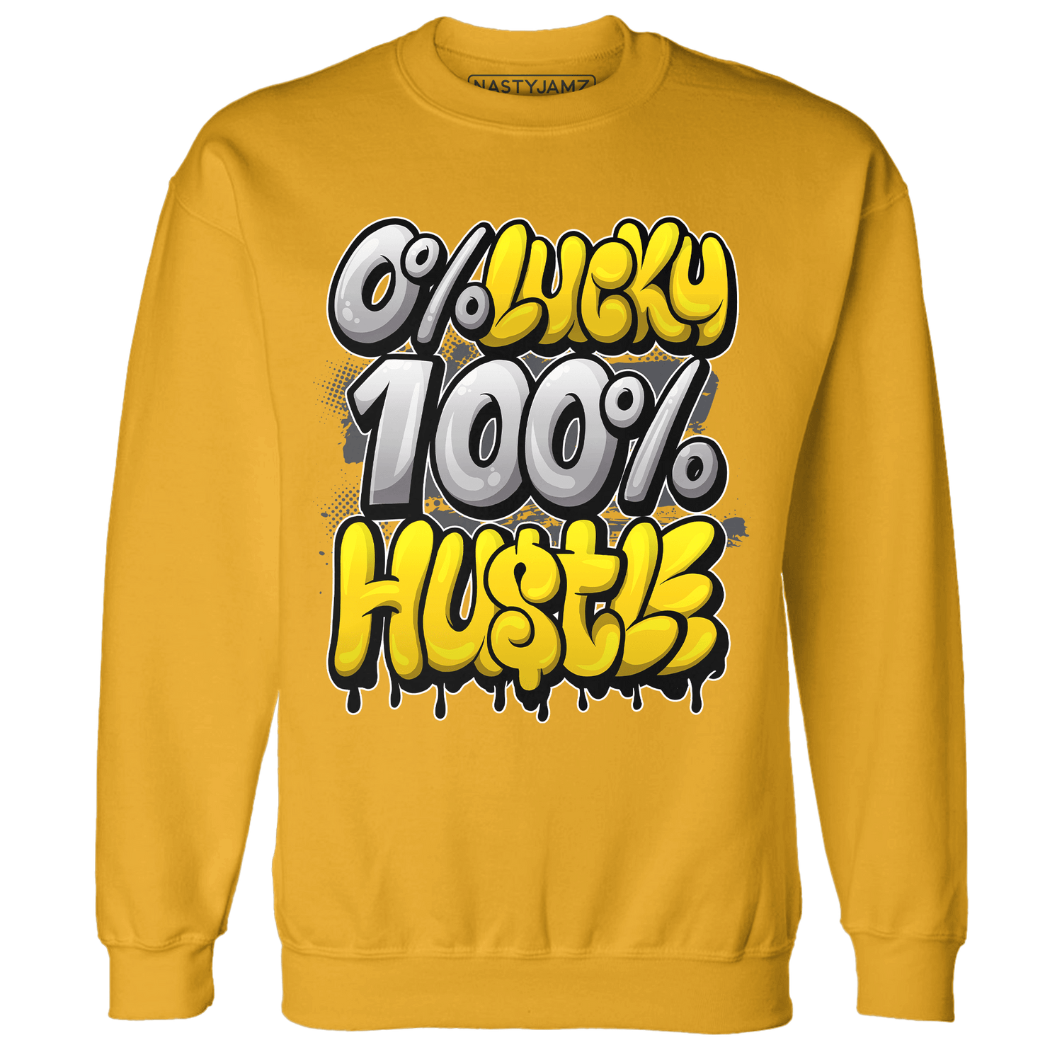 Thunder 4s Sweatshirt Match Lucky Hustle - NastyJamz